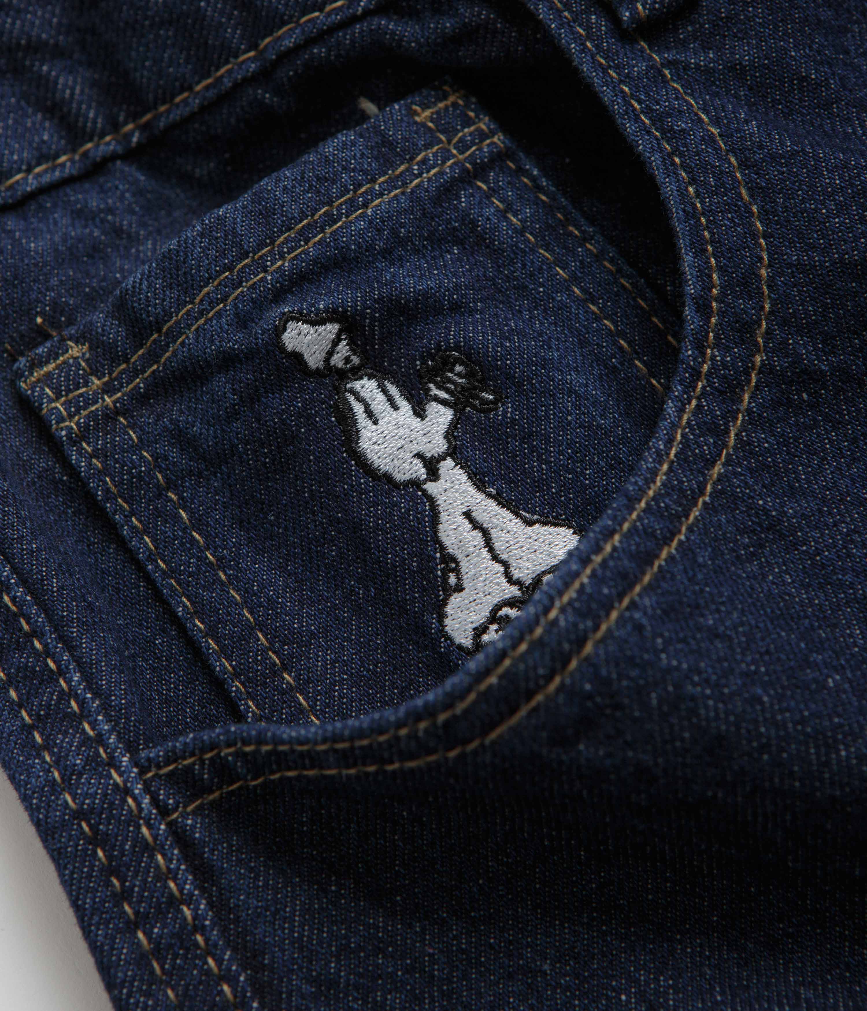 Cash Only Aleka Jeans - Raw Indigo: Ultra Cool Denim
