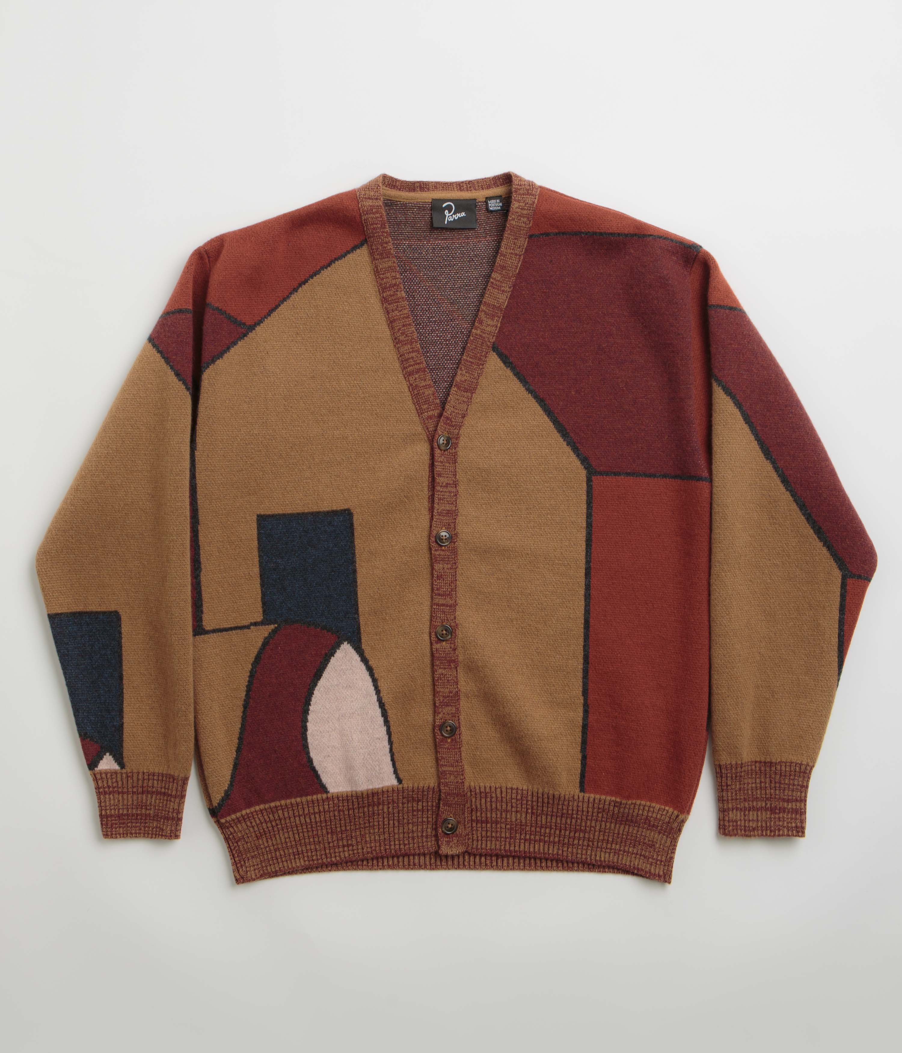 Parra's Stunning Brown Knitted Cardigan - Your Must - Have!