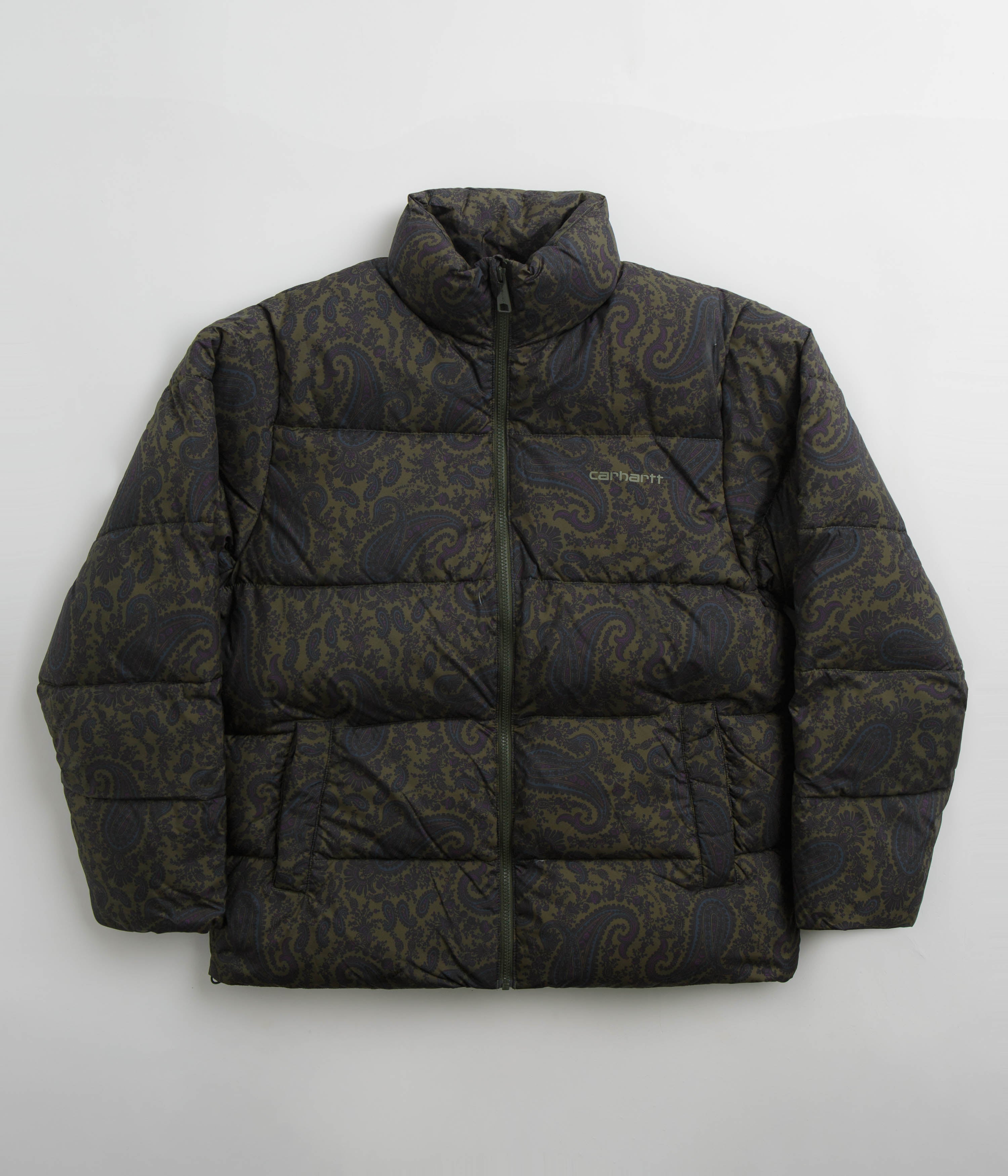 Carhartt Springfield Paisley Jacket - Stylish in Plant & Black