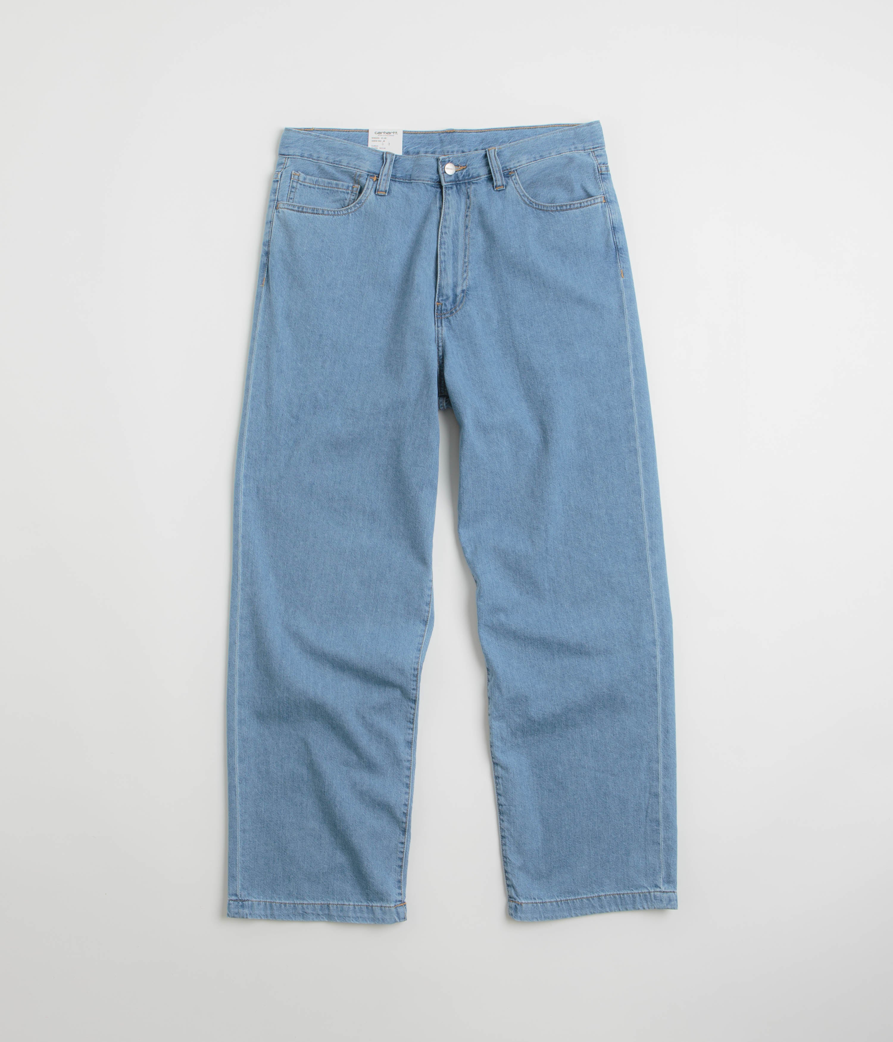 Carhartt Lucas Blue Bleached Pants - A Must-Have!