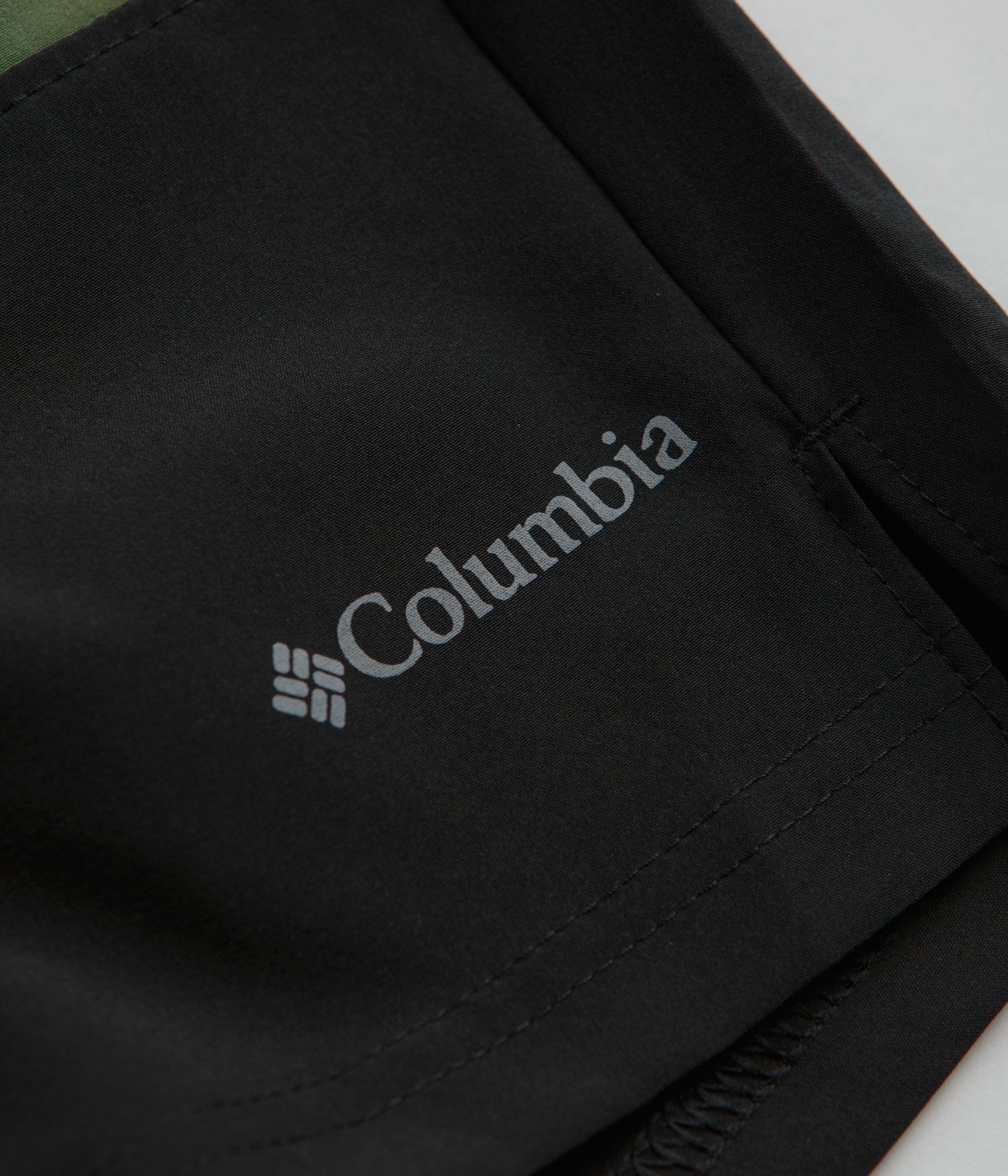 Columbia Canteen & Black Hike Color Block Shorts - Ideal for Outdoor Adventures