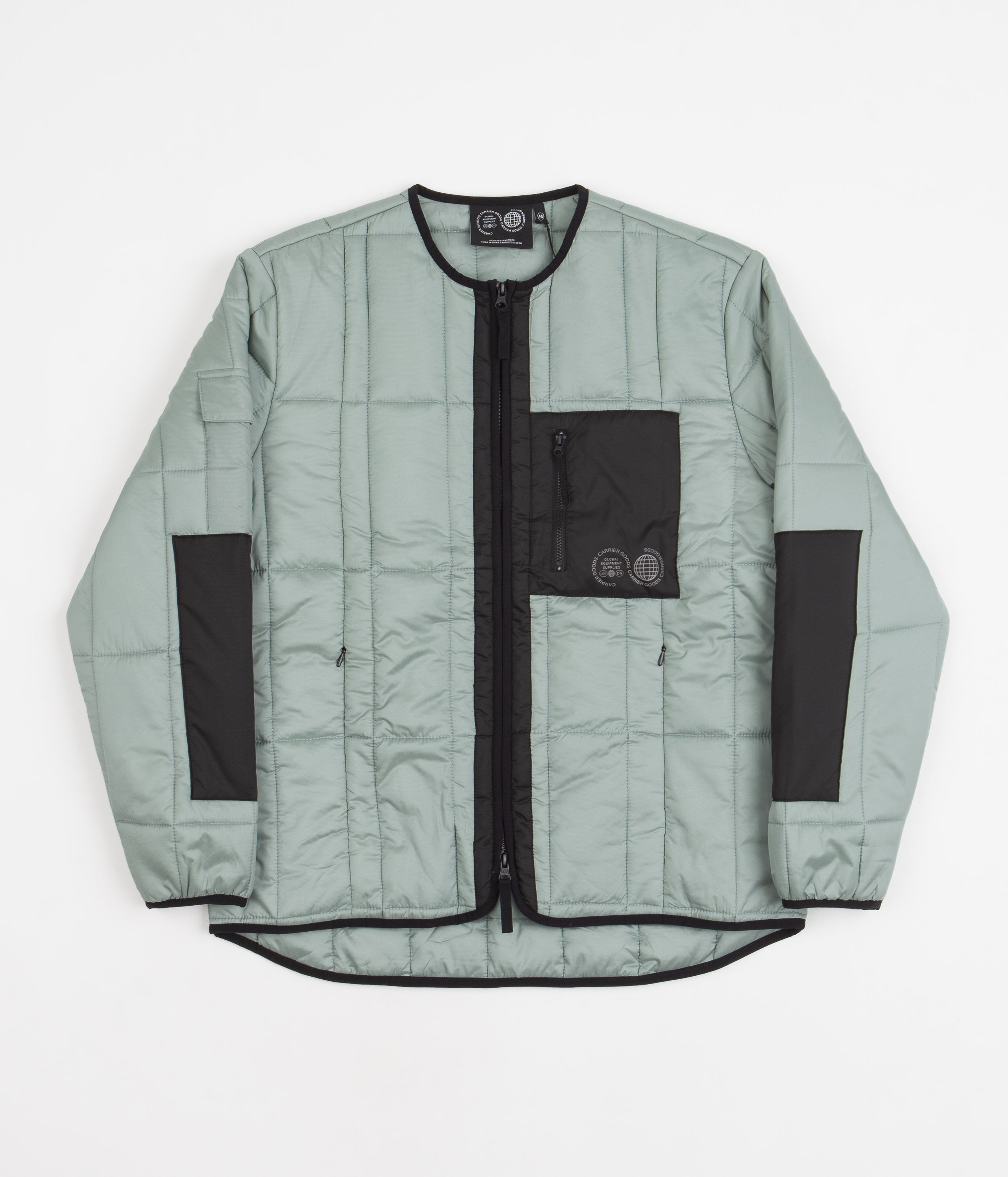 Carrier Goods Sage Quilted Zip-Through Jacket: An Outdoor Essential