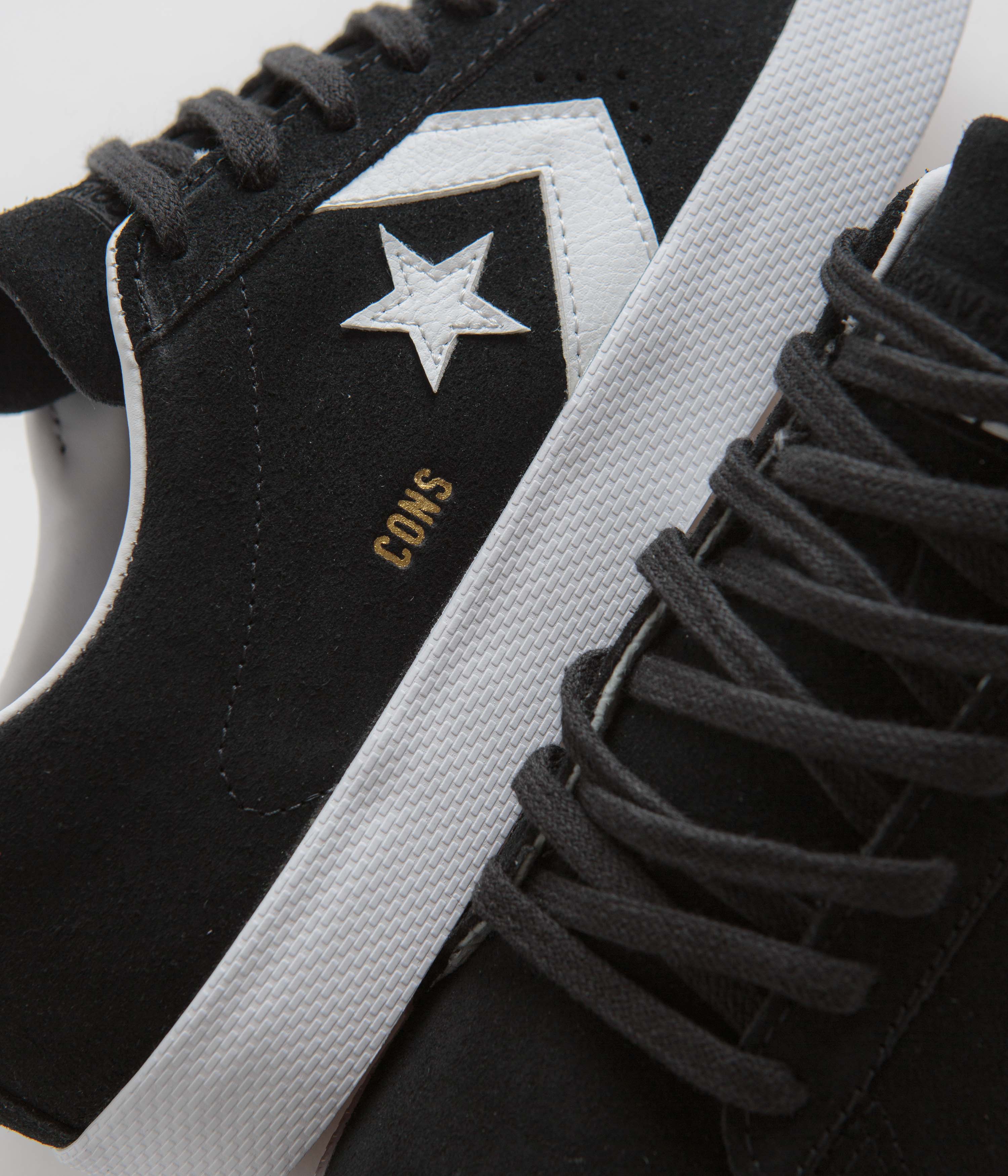 Converse Pro Leather Vulcanized Pro Ox Shoes - Stunning Black & White