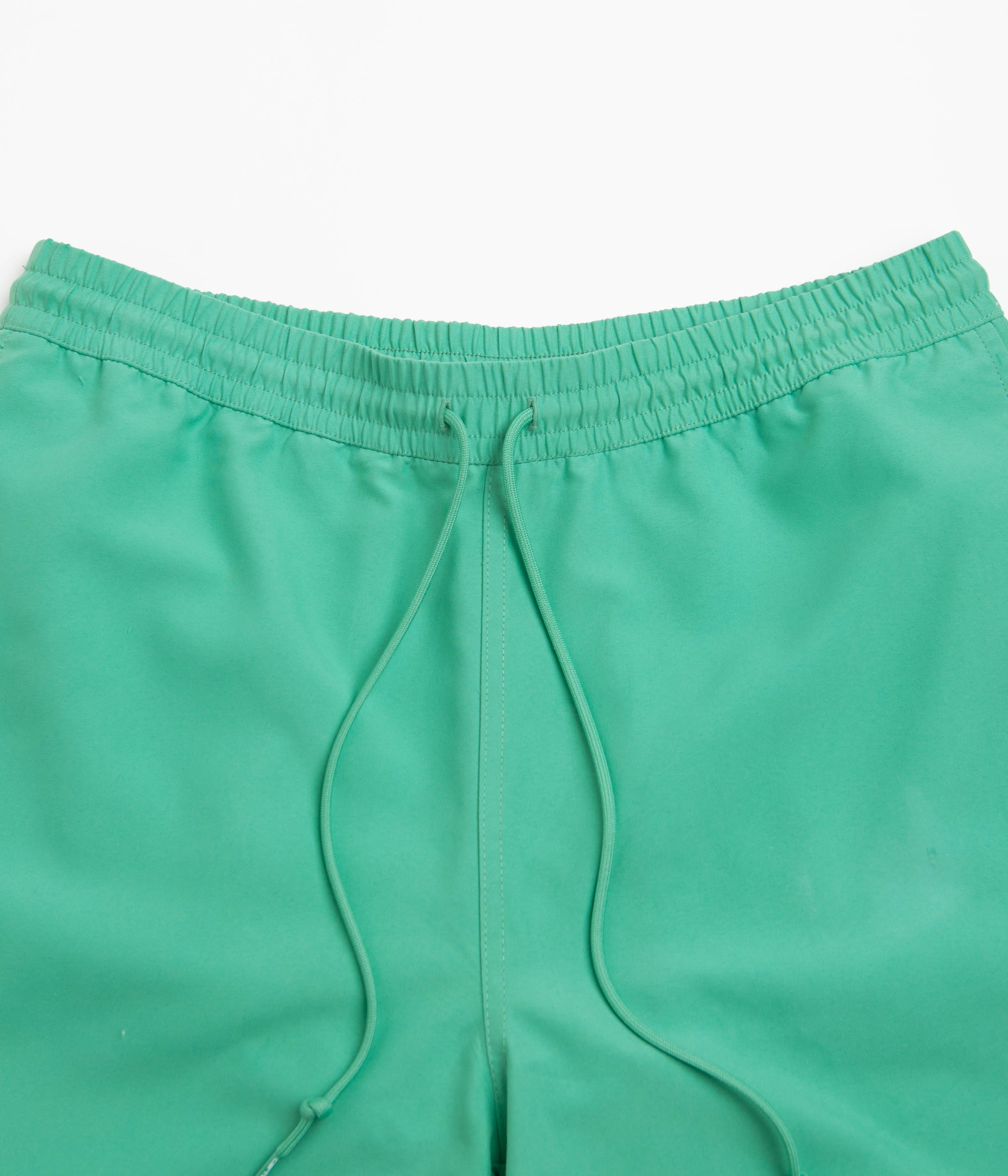 Carhartt Aqua Green & Gold Swim Trunks - Dive into Style!