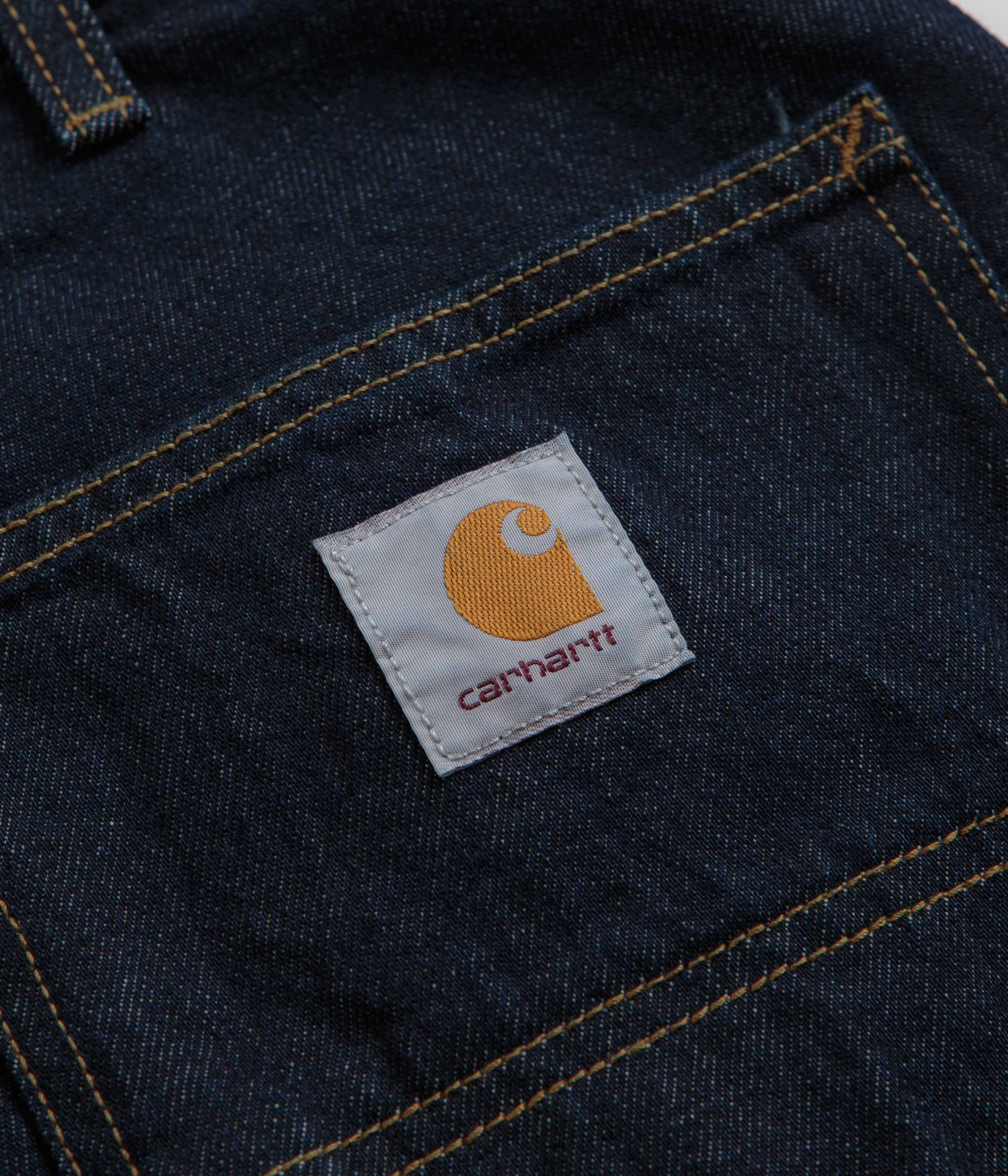 Carhartt Single Knee Shorts - Stunning Rinsed Blue