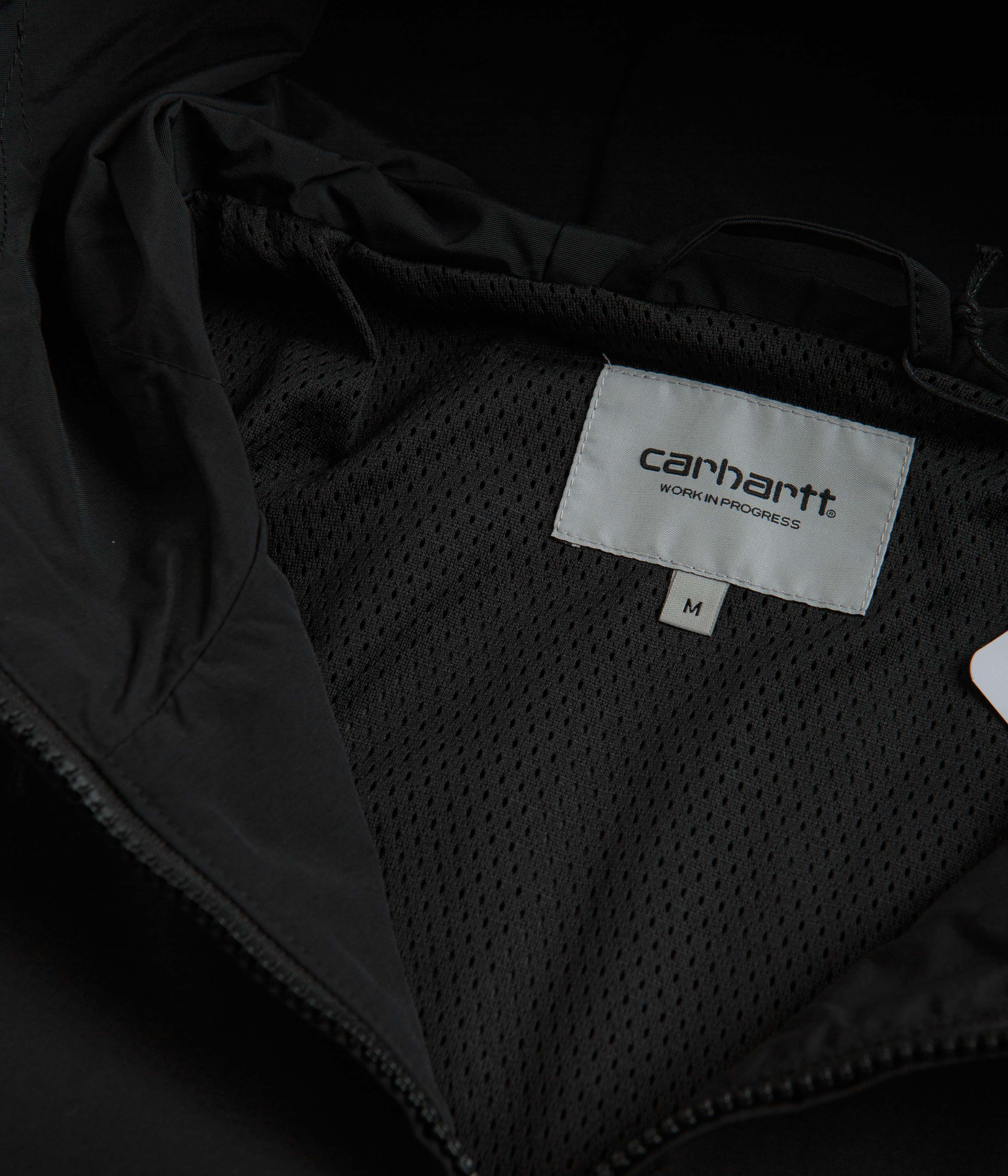 Carhartt Summer Must-Have Windbreaker Pullover Jacket in Black and White