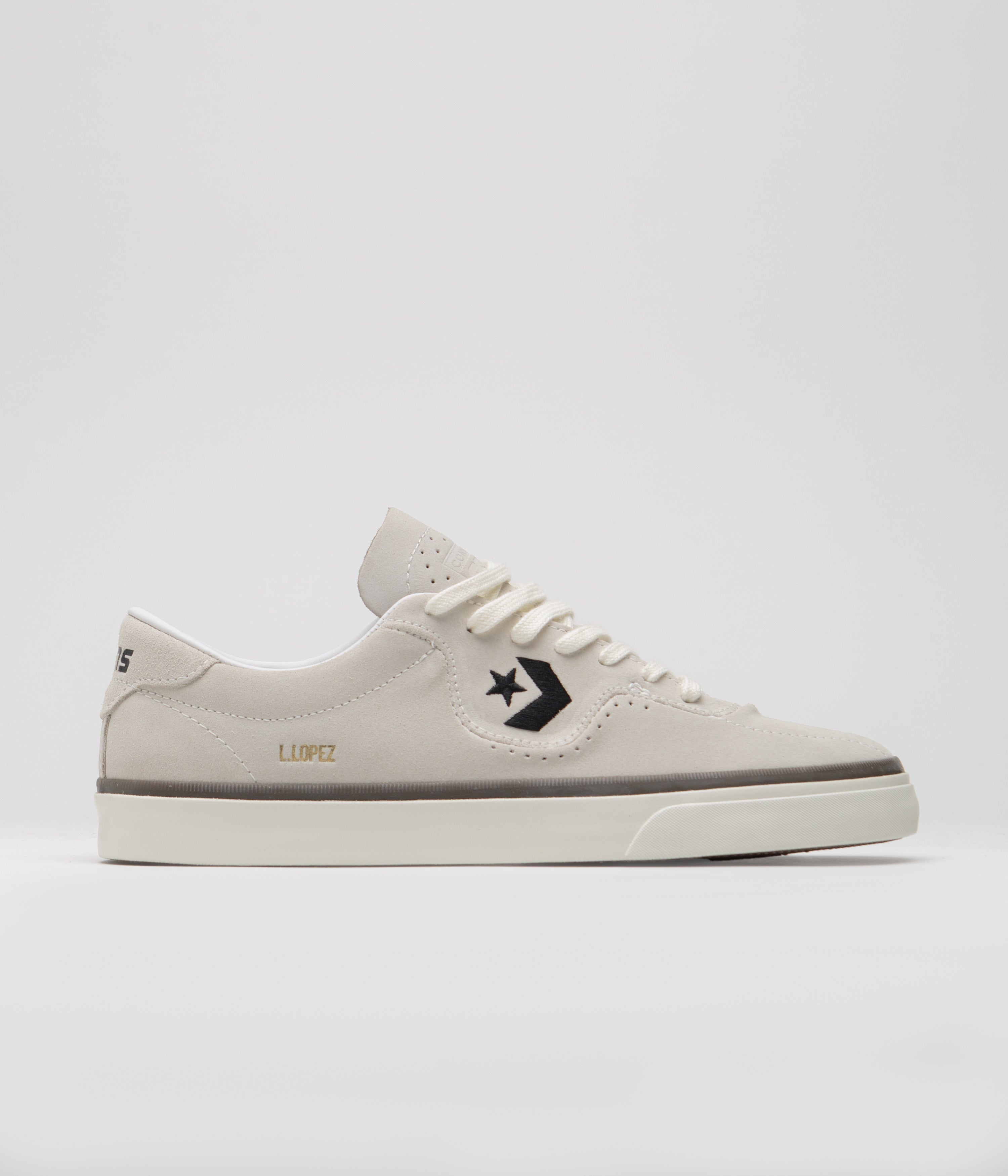 Converse Cons Louie Lopez Pro Ox Shoes - Stunning Egret/Black Combo