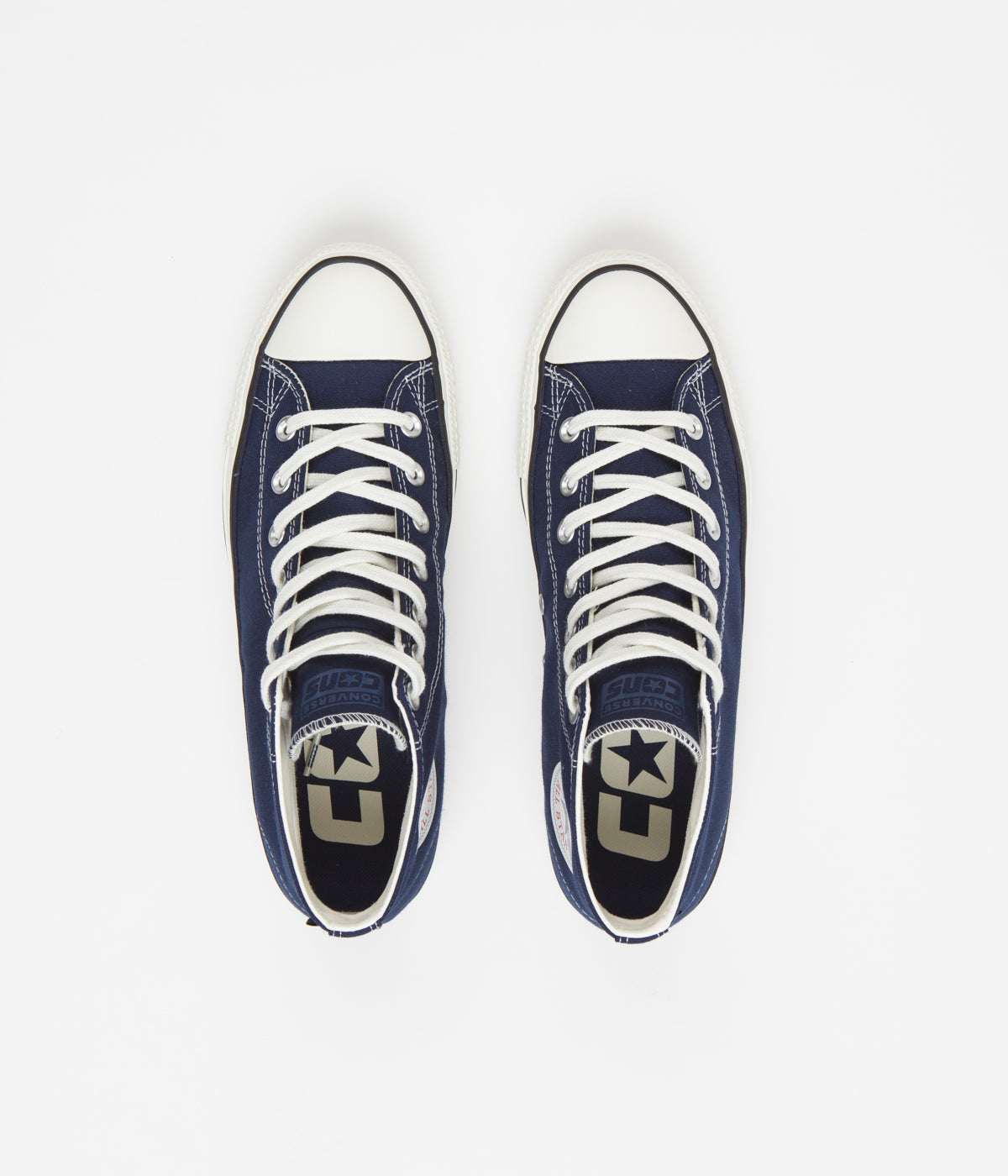 Converse CTAS Pro Canvas Mid Shoes - Stunning Midnight Navy / Black / Egret