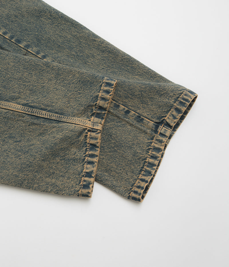 Dickies Stevensville Carpenter Jeans - Stunning Yellow Fade Indigo