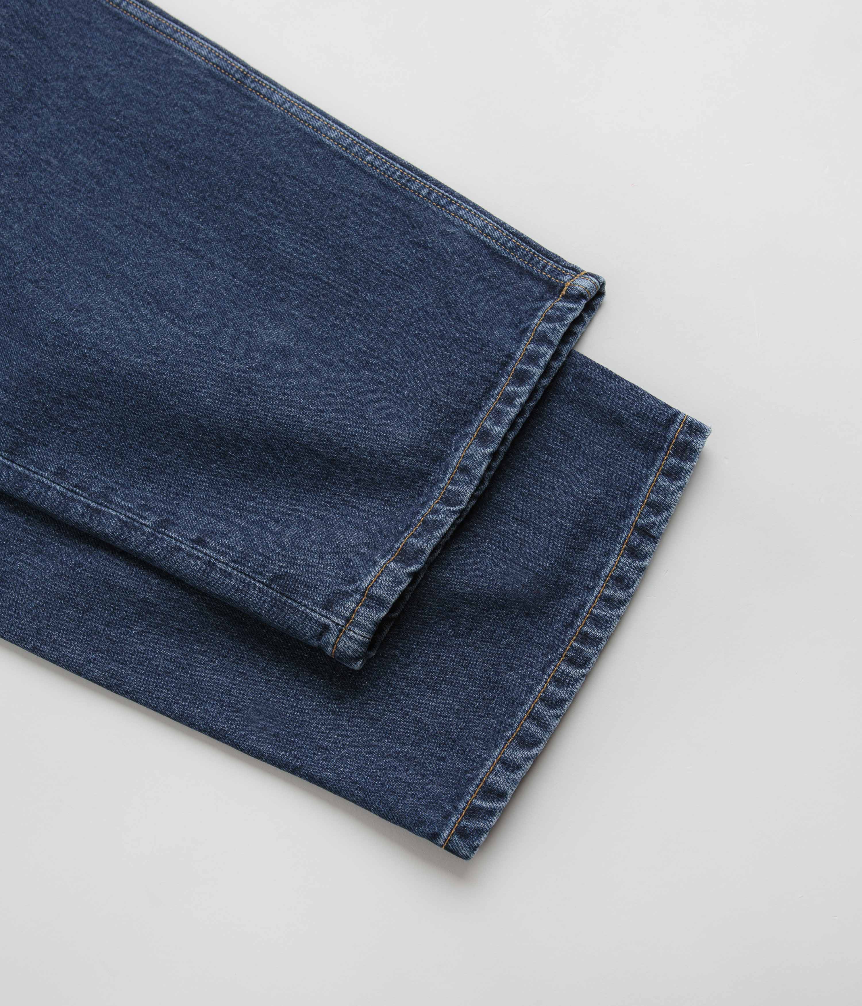 Carhartt Women's Brandon Stone-Washed Blue Denim Pants - Stylish and Durable!
