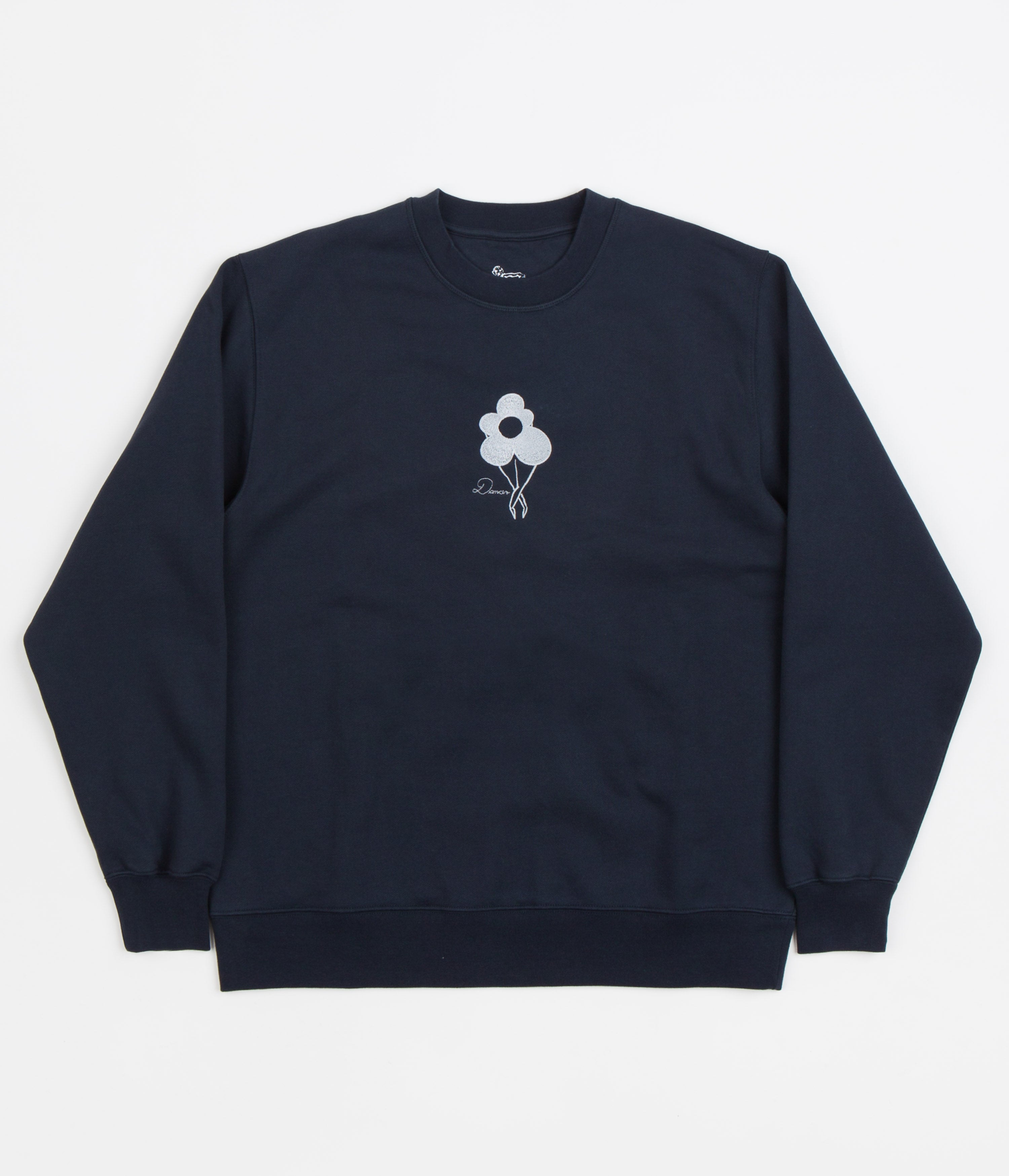 Dancer Flower Logo Crewneck Sweatshirt - Dark Navy: A Must-Have for Skate Enthusiasts