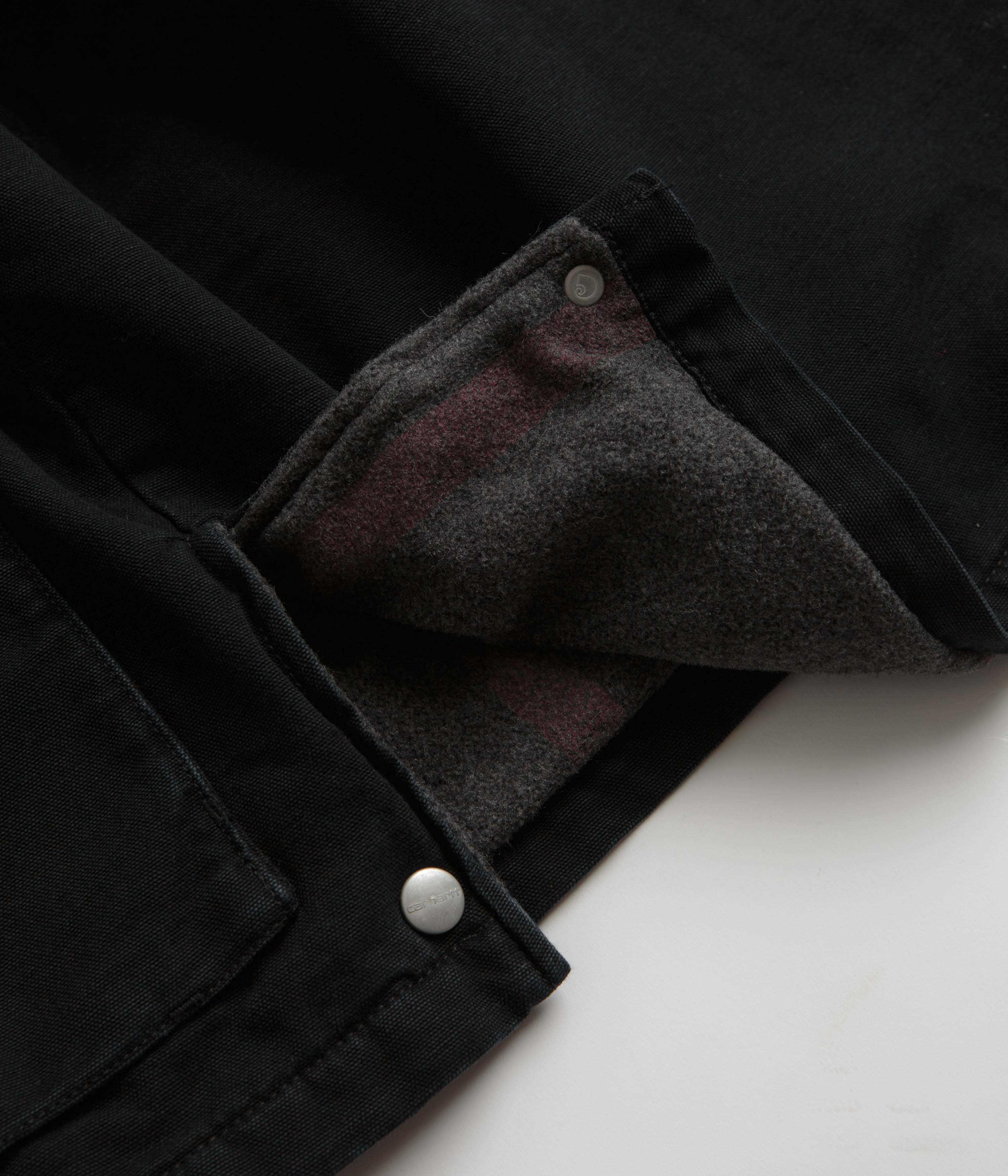 Carhartt OG Santa Fe Coat - Stylish Black & Black Stone