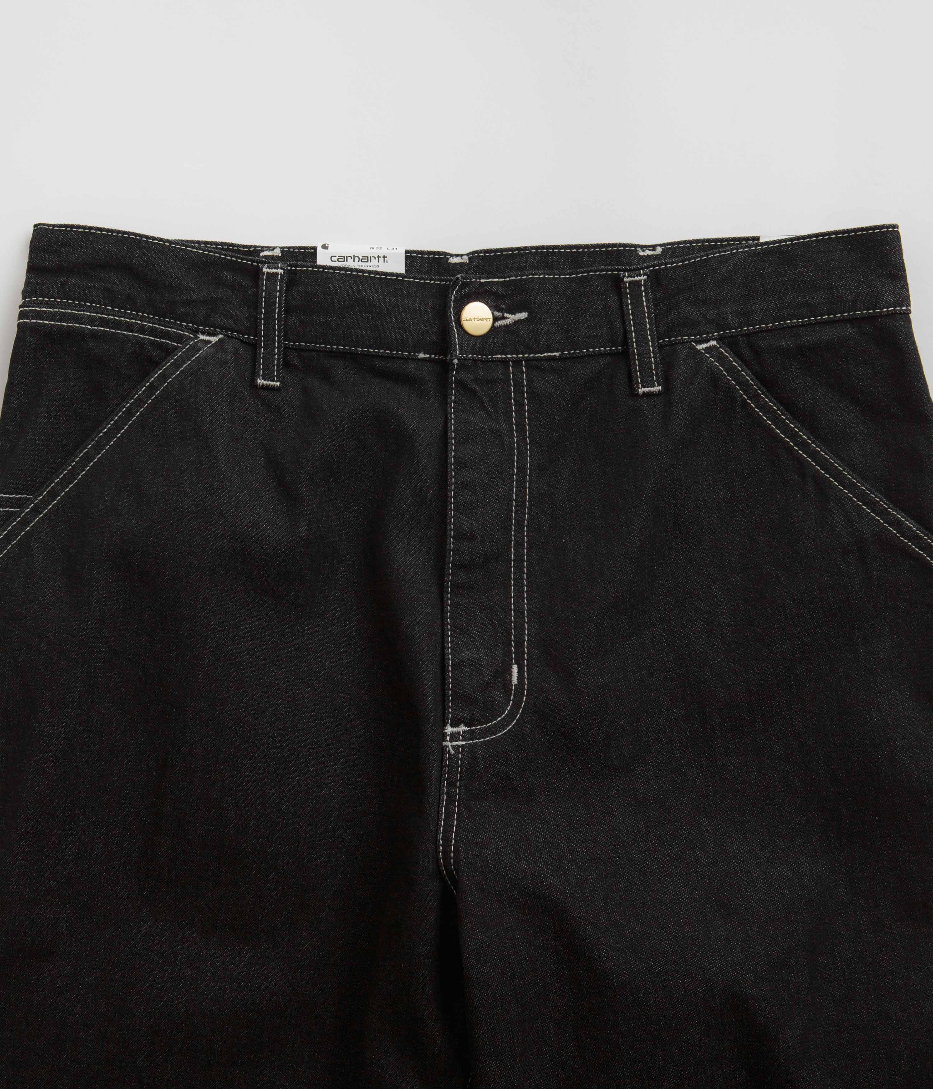 Carhartt One Wash Black Simple Pants - Timeless Style for Everyday!