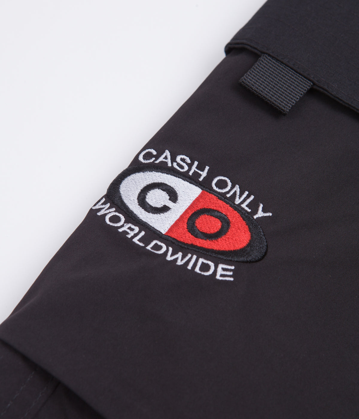 Cash Only Breaker Cargo Pants - Striking Black, White & Red
