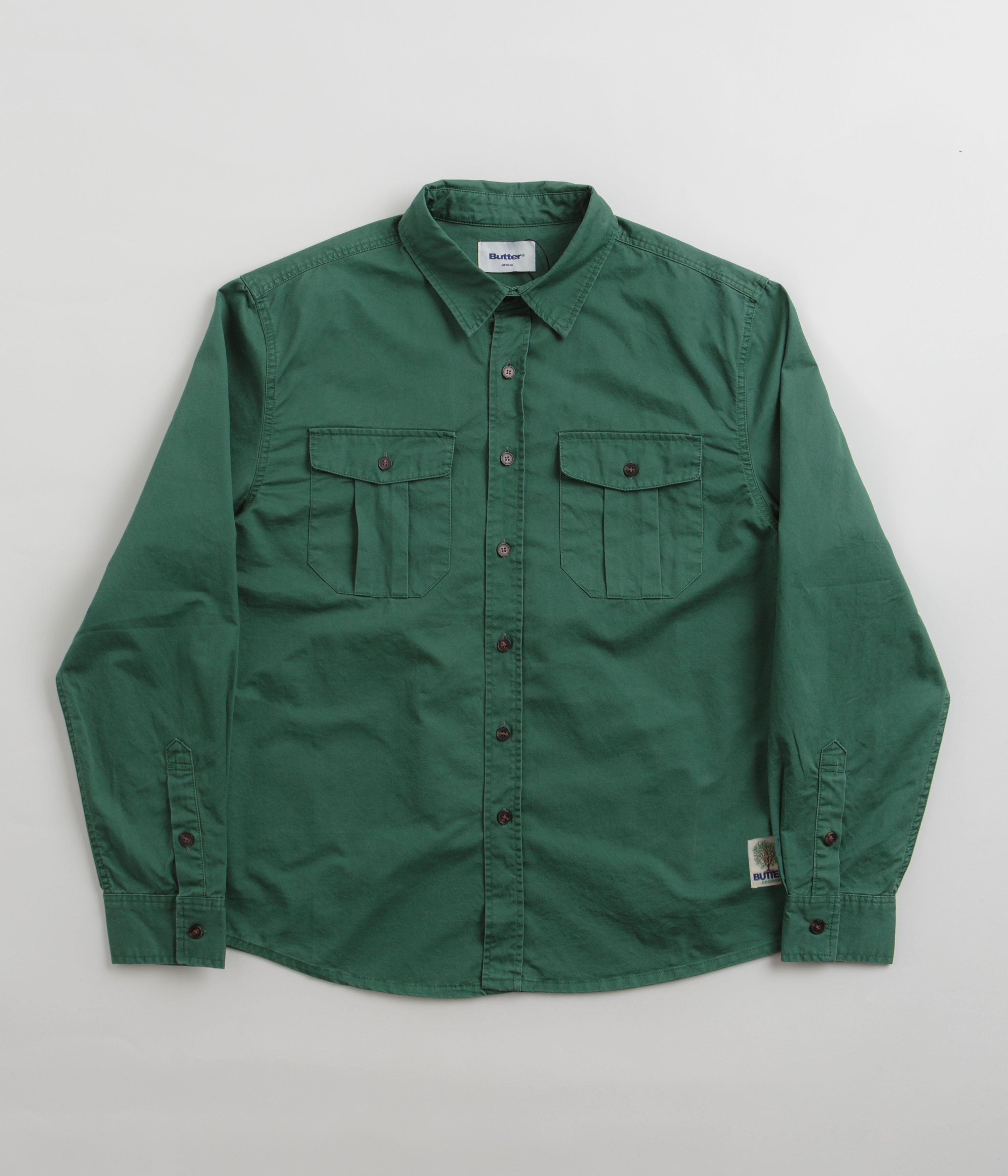 Butter Goods Fern Washed Pocket Shirt - A Skate Culture Icon