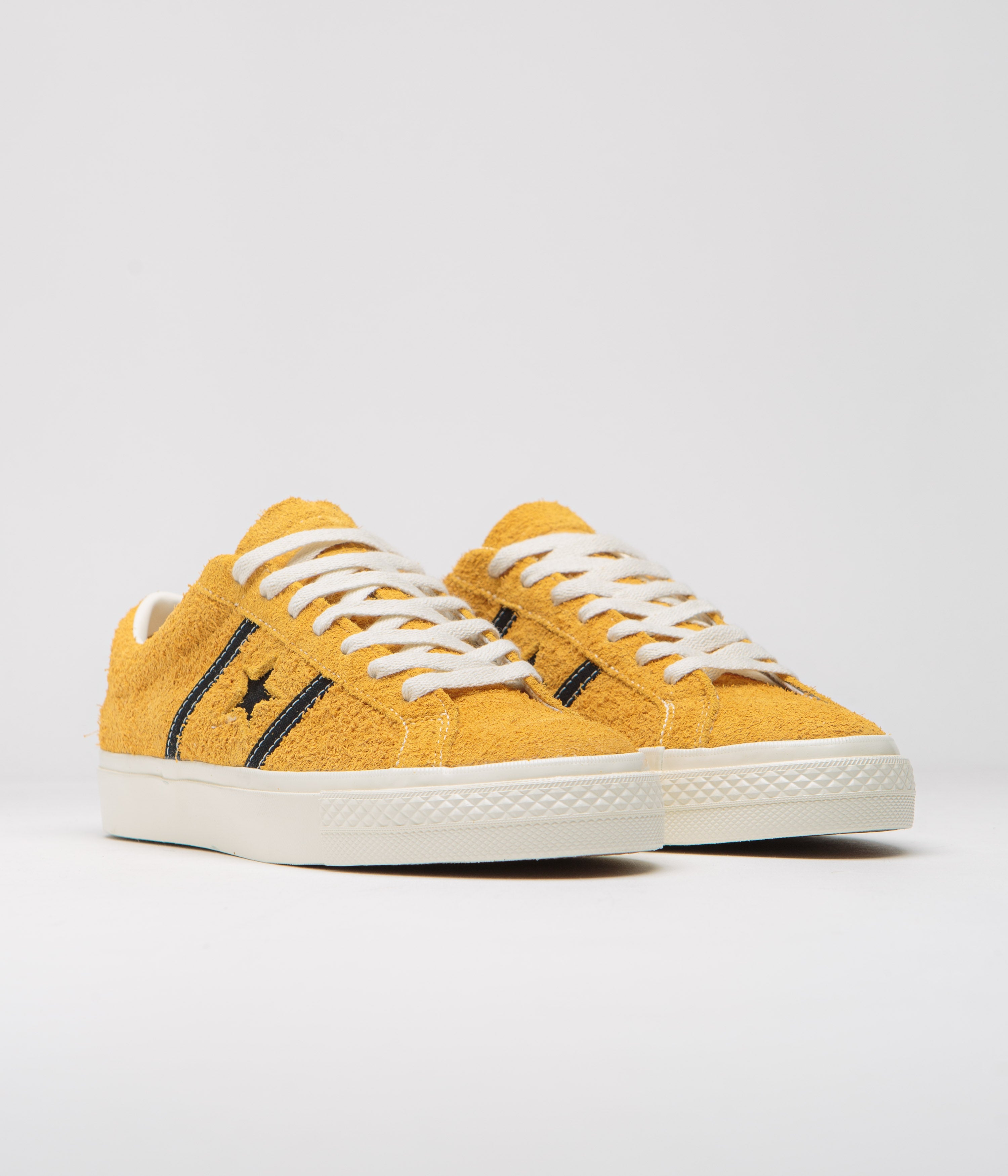 Converse One Star Academy Pro Shoes - Stunning Sunflower Gold / Bold Black / Pure Egret
