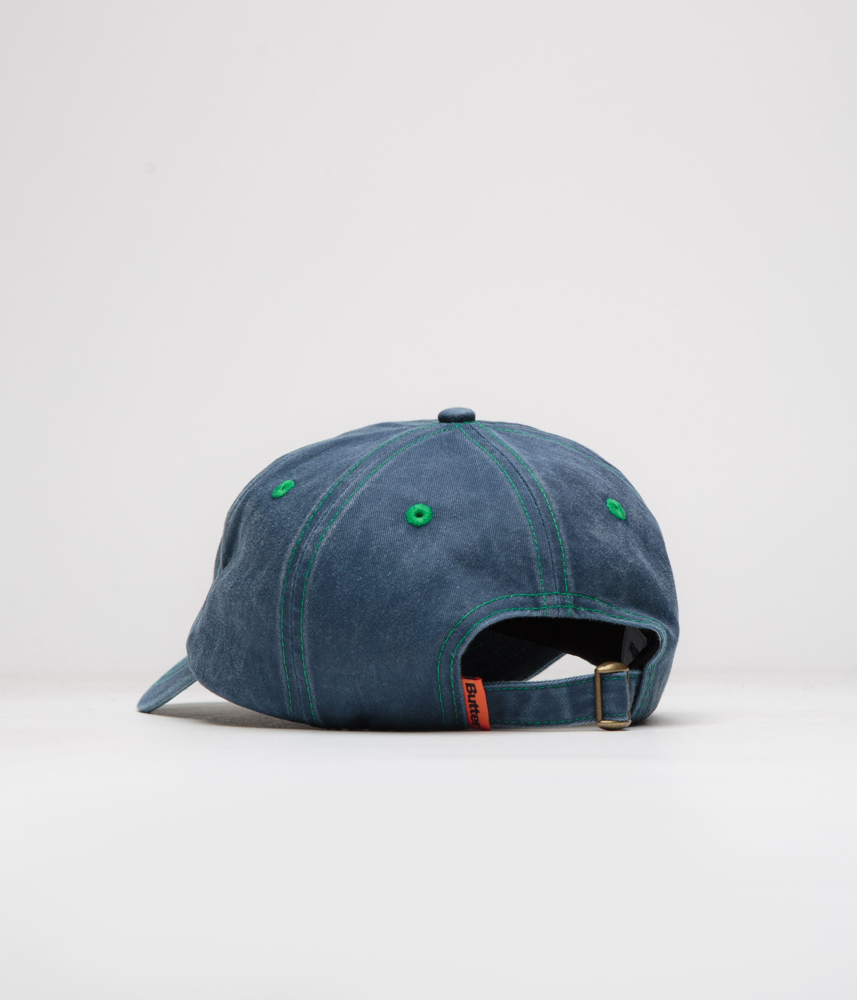 Stylish Navy Butter Goods Rounded Logo Cap - Grab Yours Now!