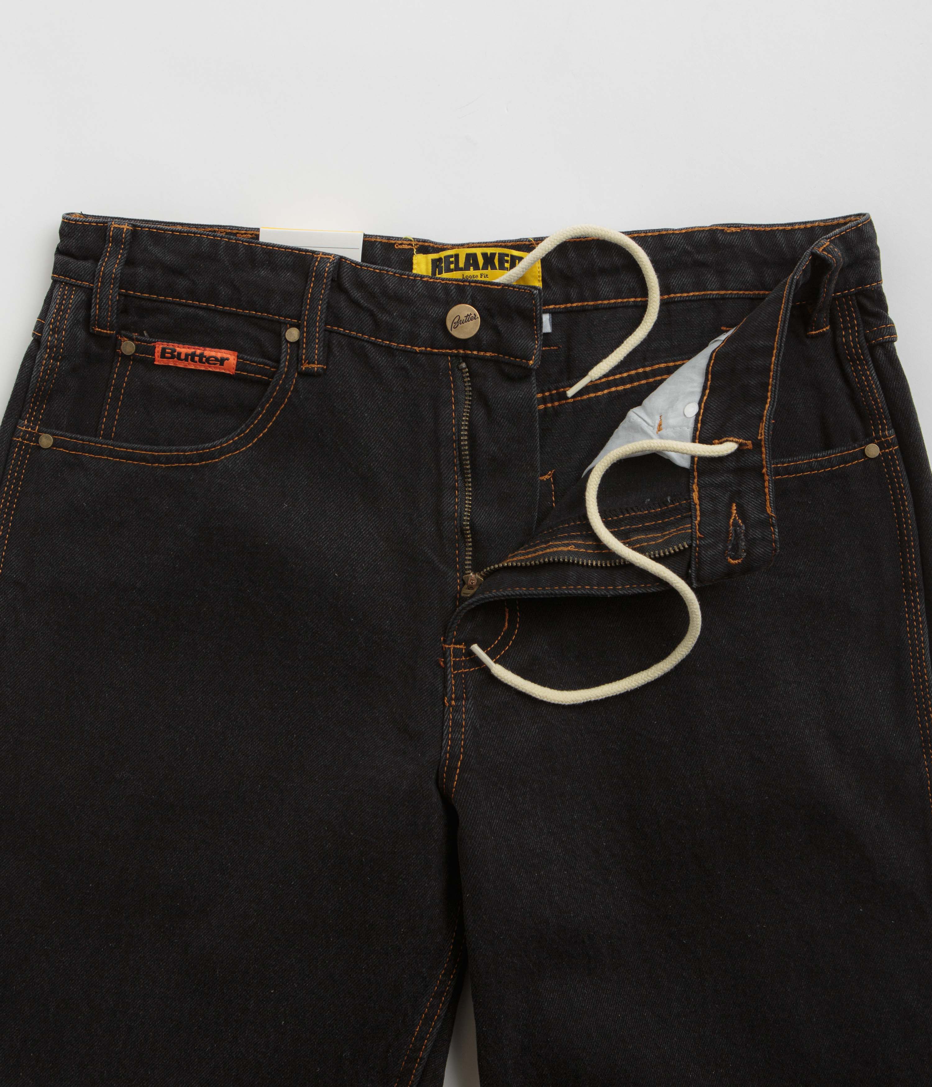 Butter Goods Washed Black/Black Relaxed Jeans - A Must-Have!