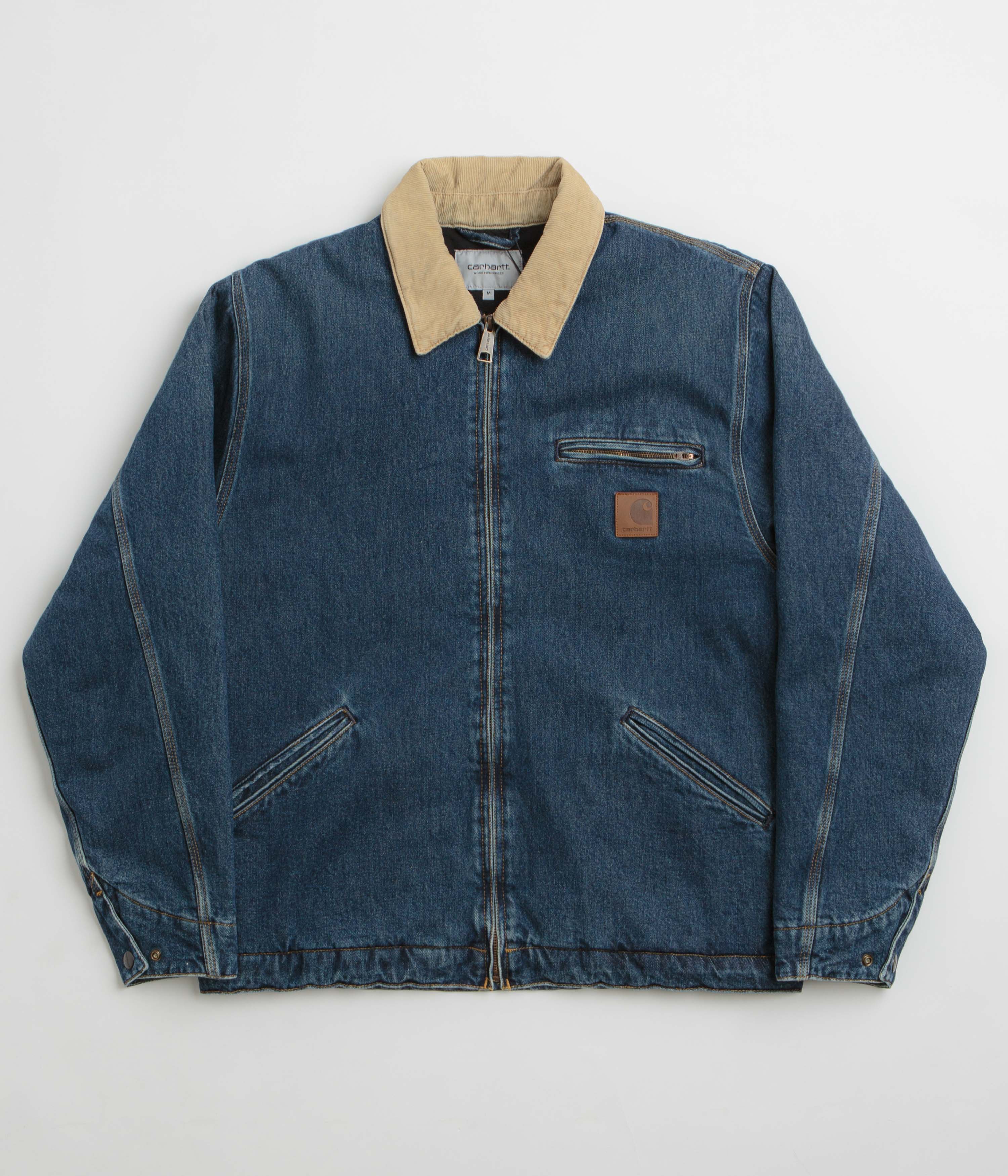 Carhartt OG Detroit Jacket - Stunning Blue & Dusty Hamilton Brown