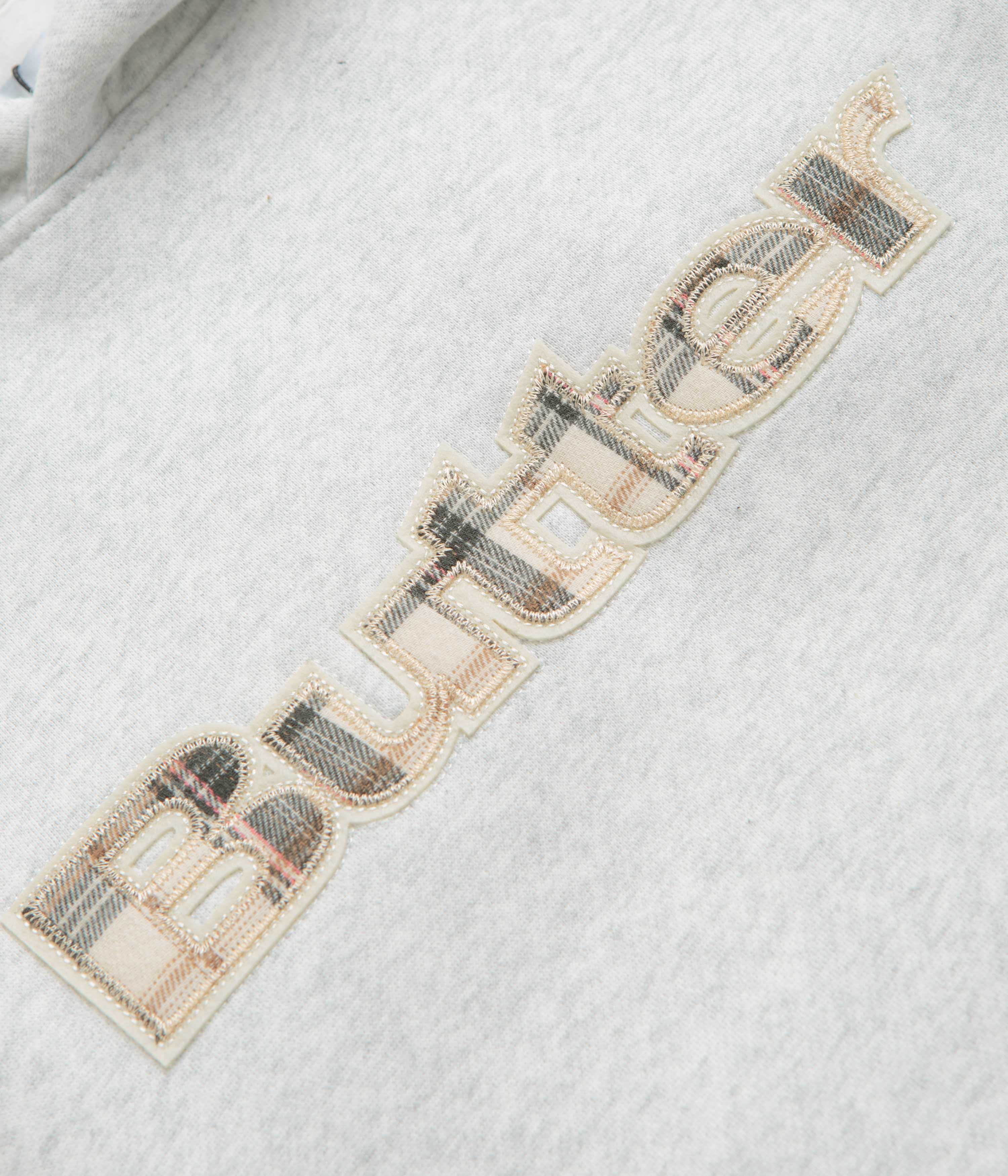 Butter Goods Ash Plaid Applique Hoodie - A Must-Have!