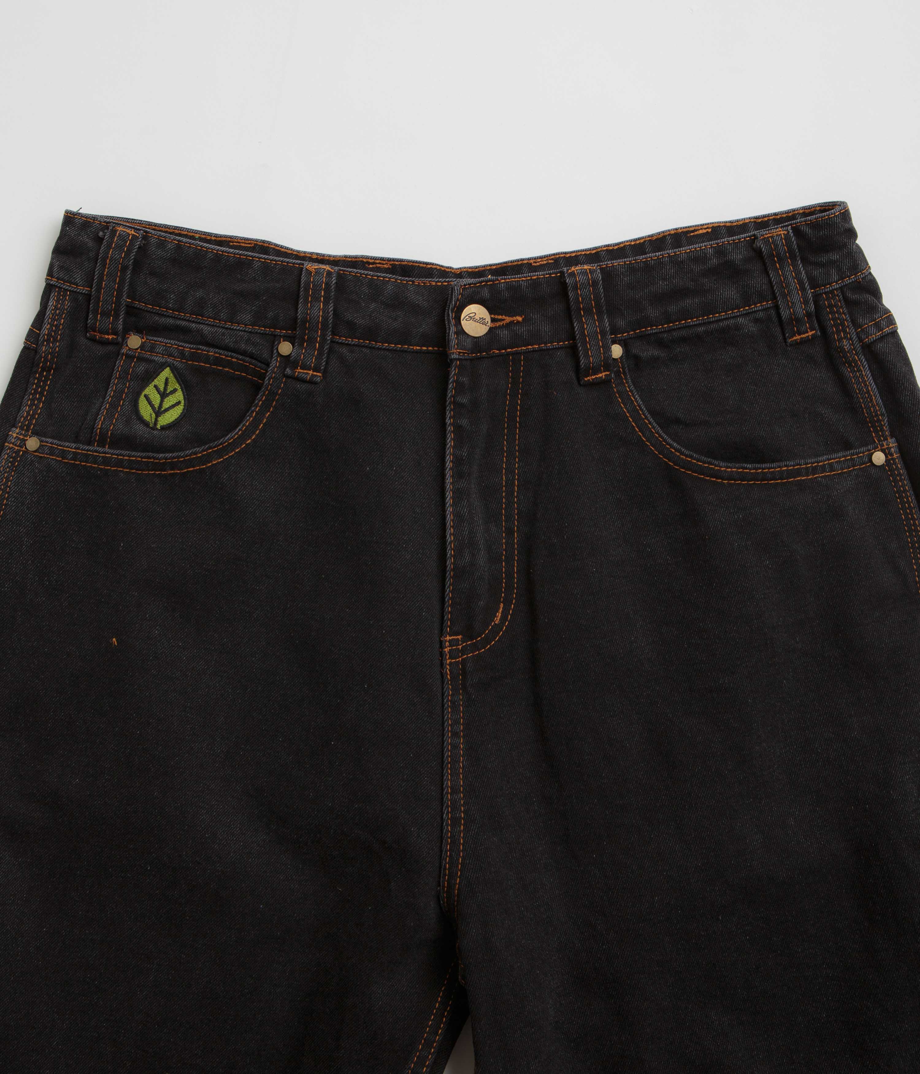 Butter Goods Weathergear Washed Black Denim Shorts - A Skate Lover's Dream!