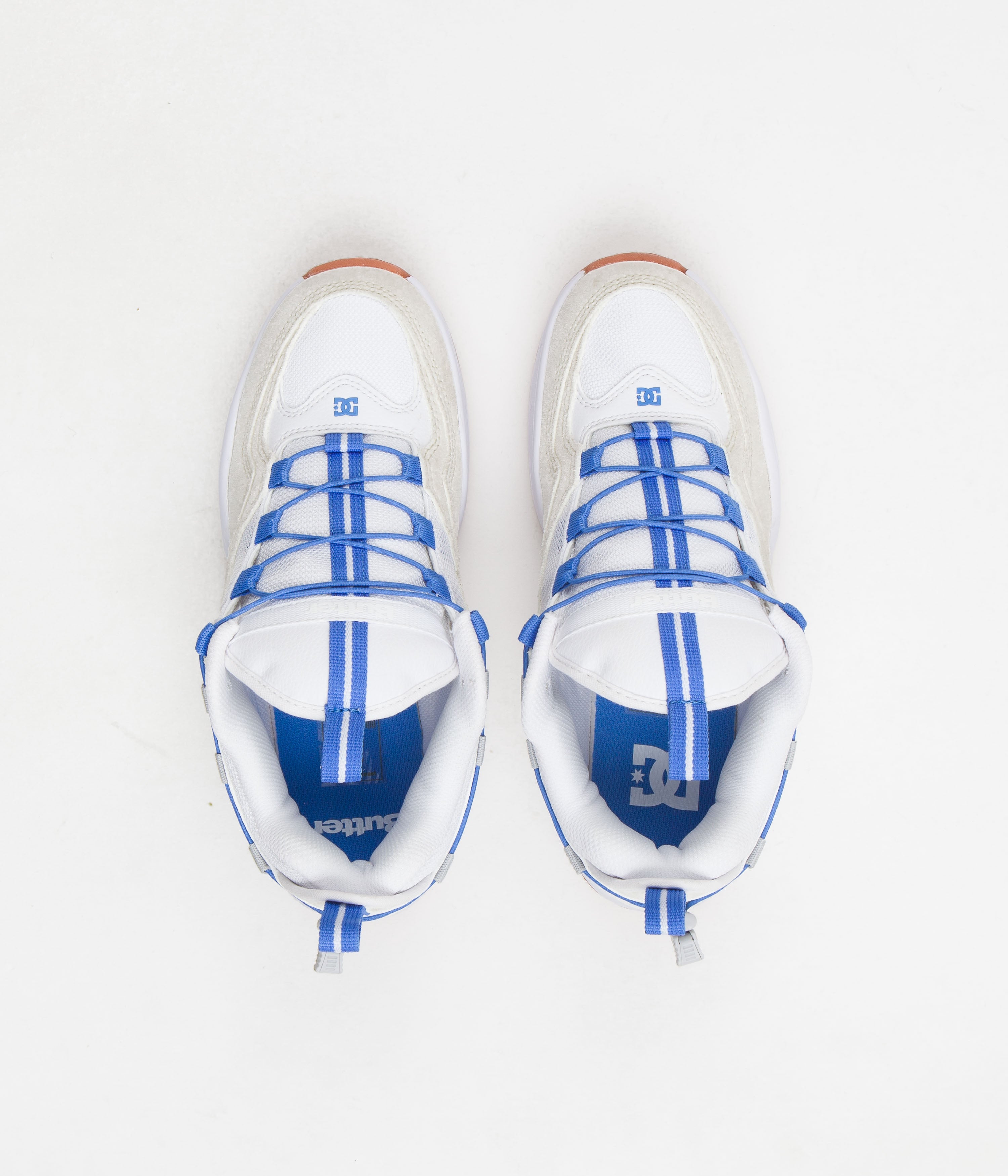 DC x Butter Goods Kalis OG Shoes - Stunning White / Blue