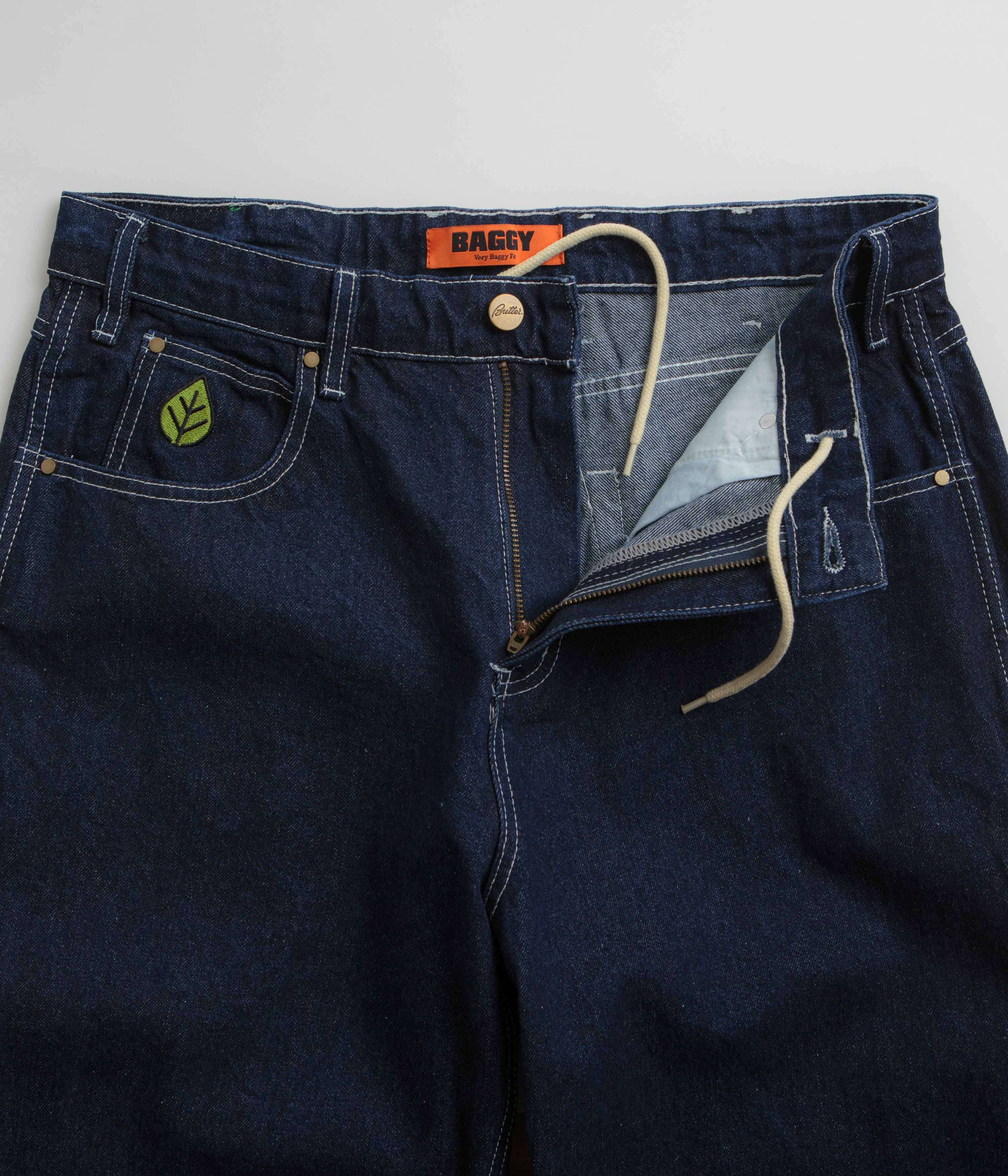 Butter Goods Dark Indigo Weathergear Heavyweight Jeans - A Stylish Essential!