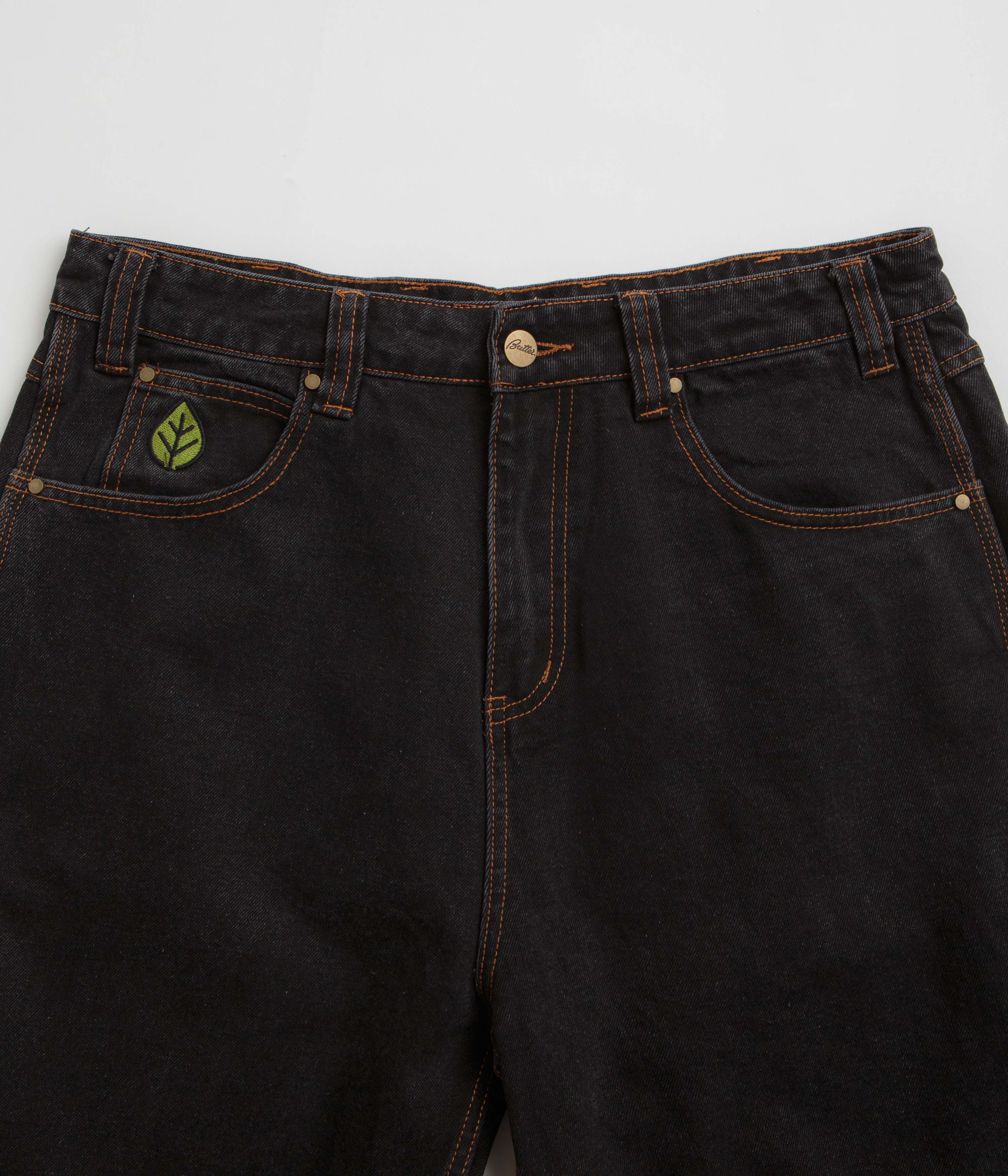 Butter Goods Weathergear Washed Black Denim Shorts - A Skate Lover's Dream!