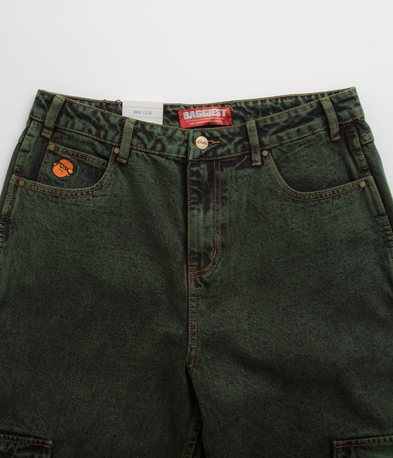 Butter Goods Santosuosso Dark Green Jeans - Ultra Baggy Style