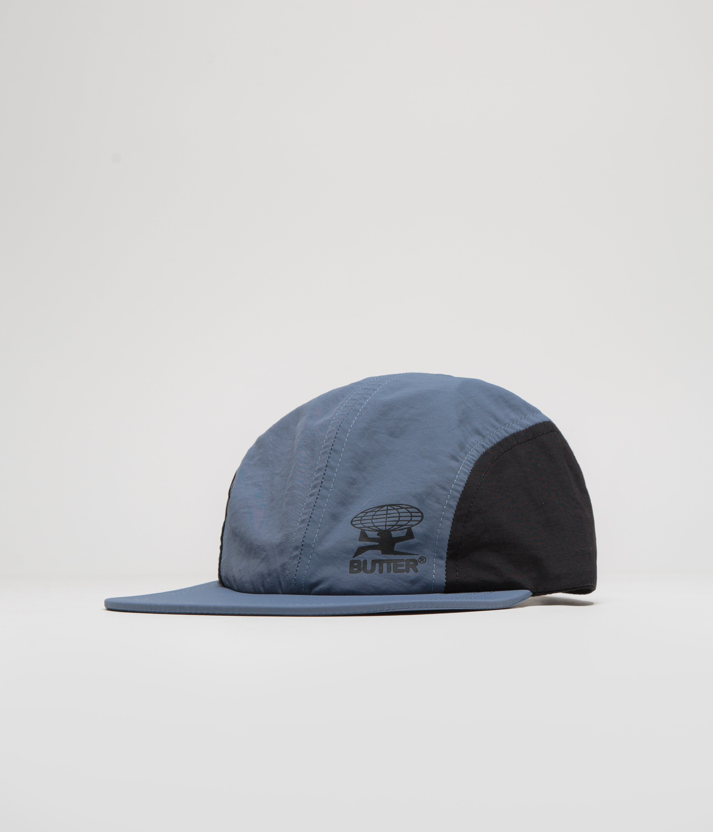 Butter Goods Stylish Navy & Black Nylon 4 Panel Cap - Grab Yours Now!