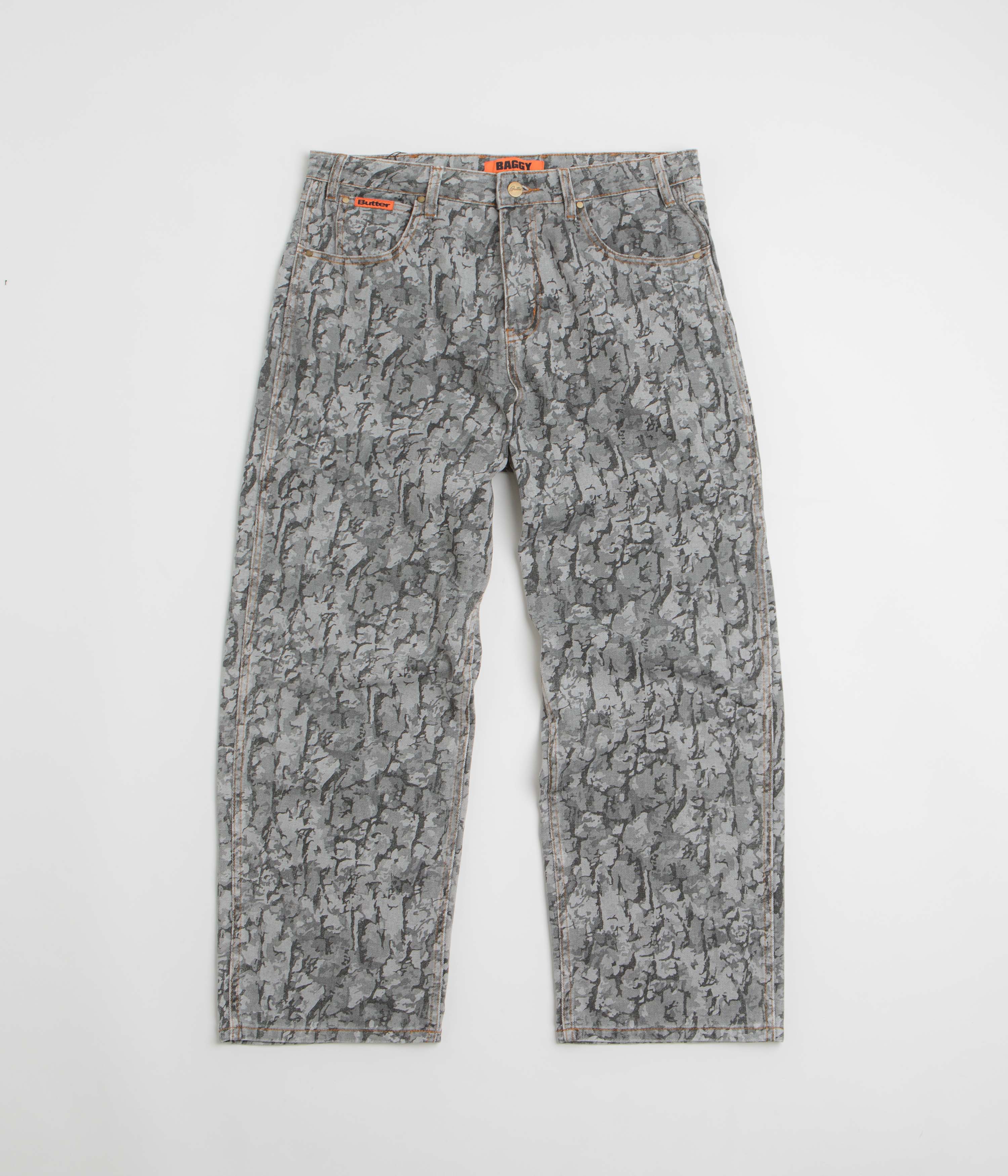 Butter Goods Black Bark Camo Jeans - Stylish & Comfortable