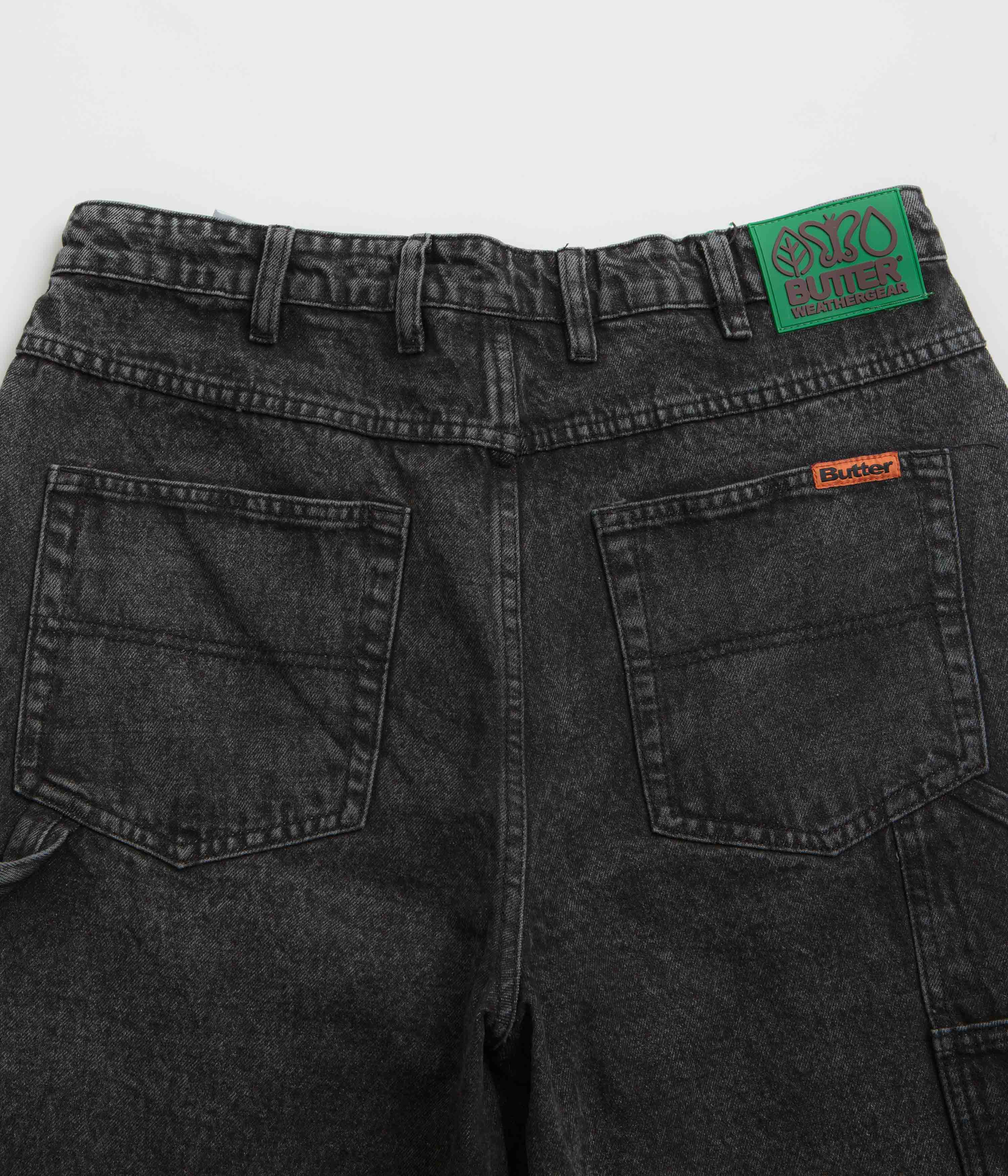Butter Goods Faded Black Weathergear Denim Shorts - Irresistible Style!