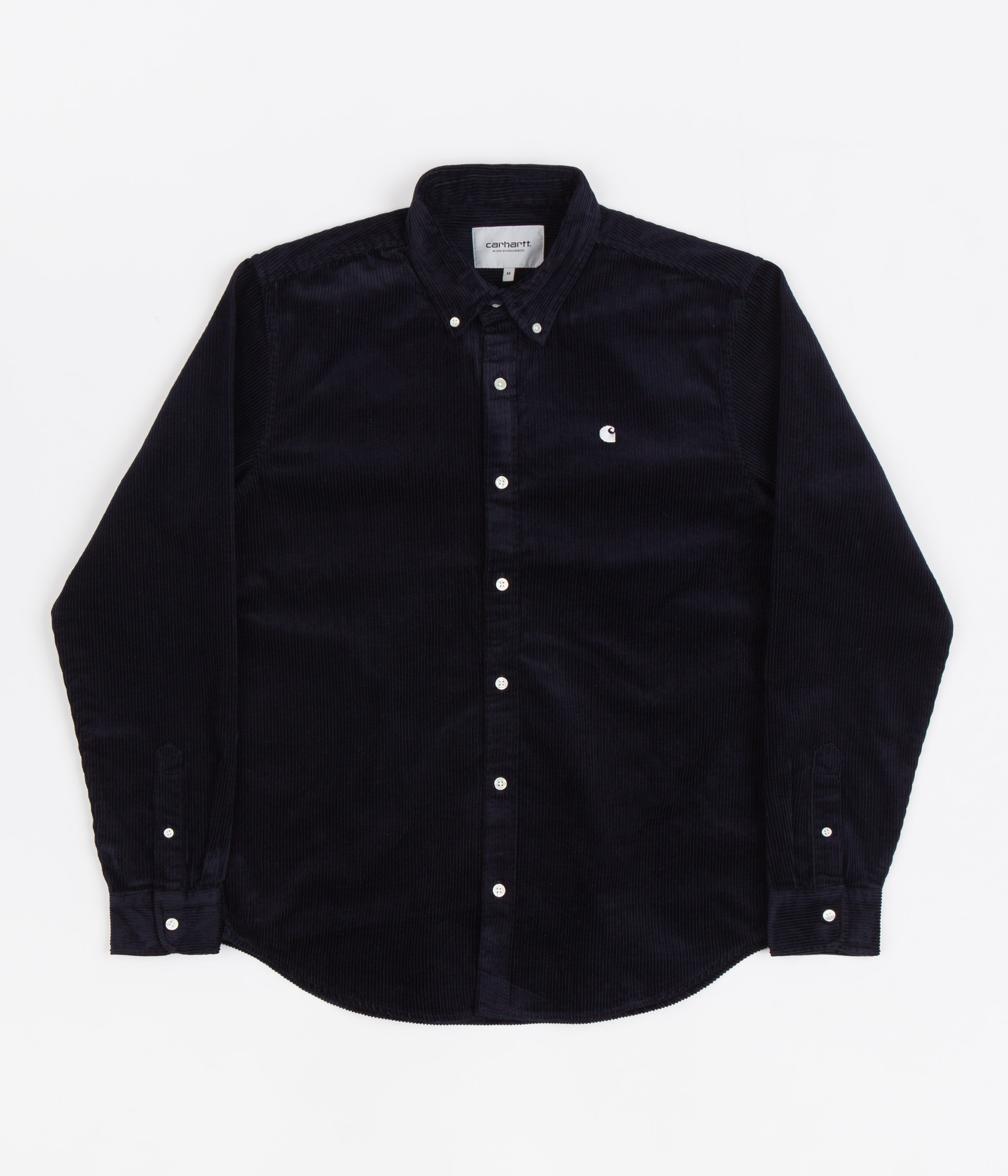 Carhartt Madison Cord Shirt - Stylish Dark Navy Wax Edition