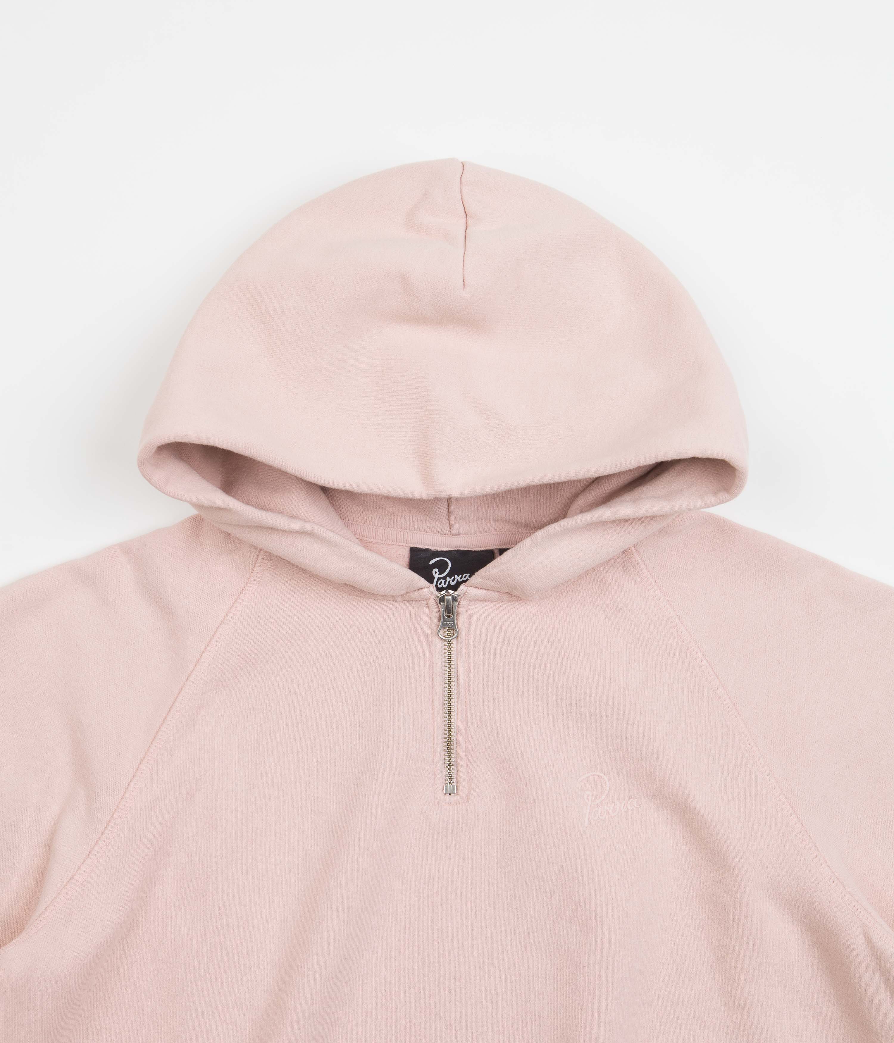 by Parra Dusty Pink Distorted Logo Hoodie - A Must-Have!