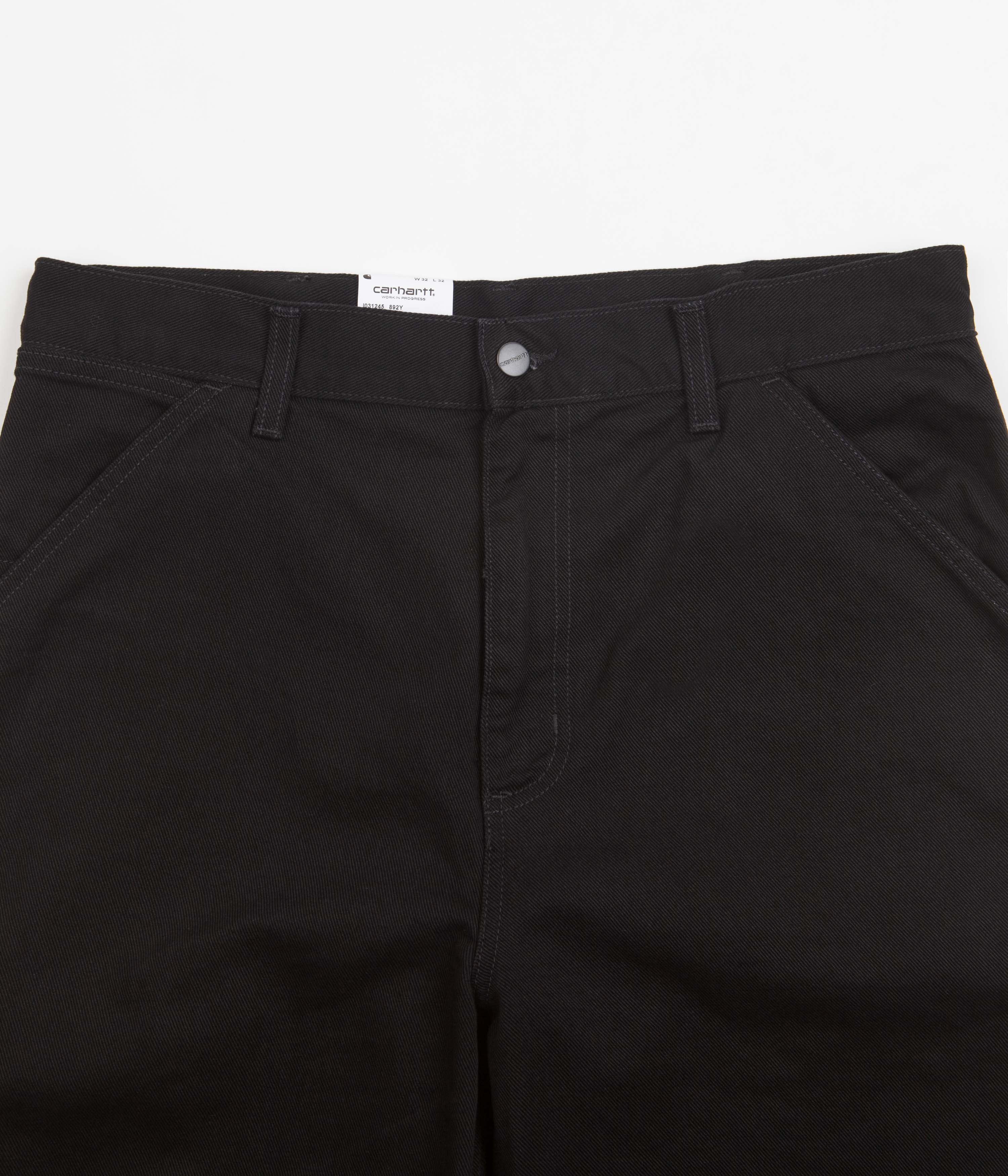 Carhartt Washed Black Single Knee Denim Pants - The Ultimate Choice for Durable Style
