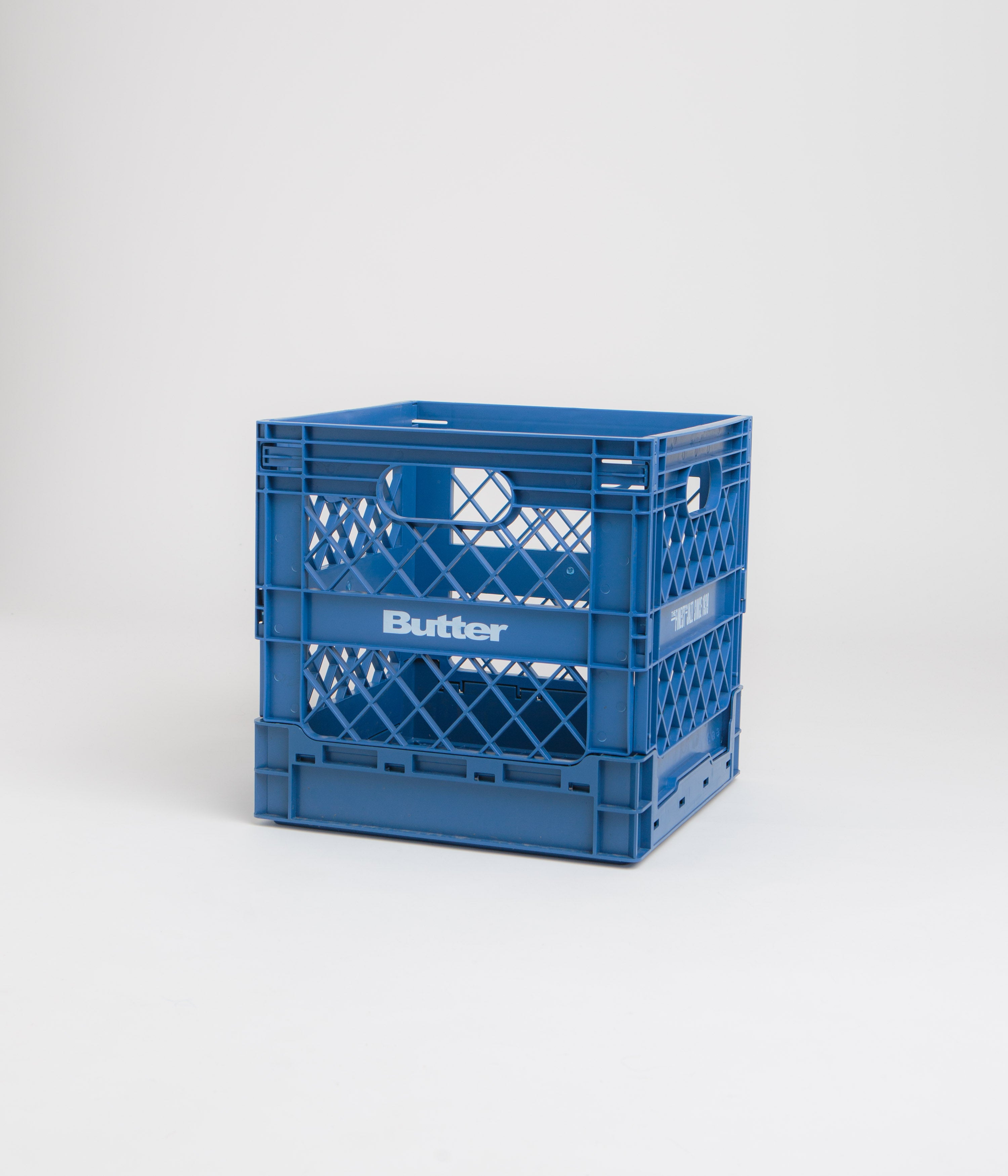 Butter Goods x Blue Note Royal Blue Collapsible Record Crate - A Must-Have!