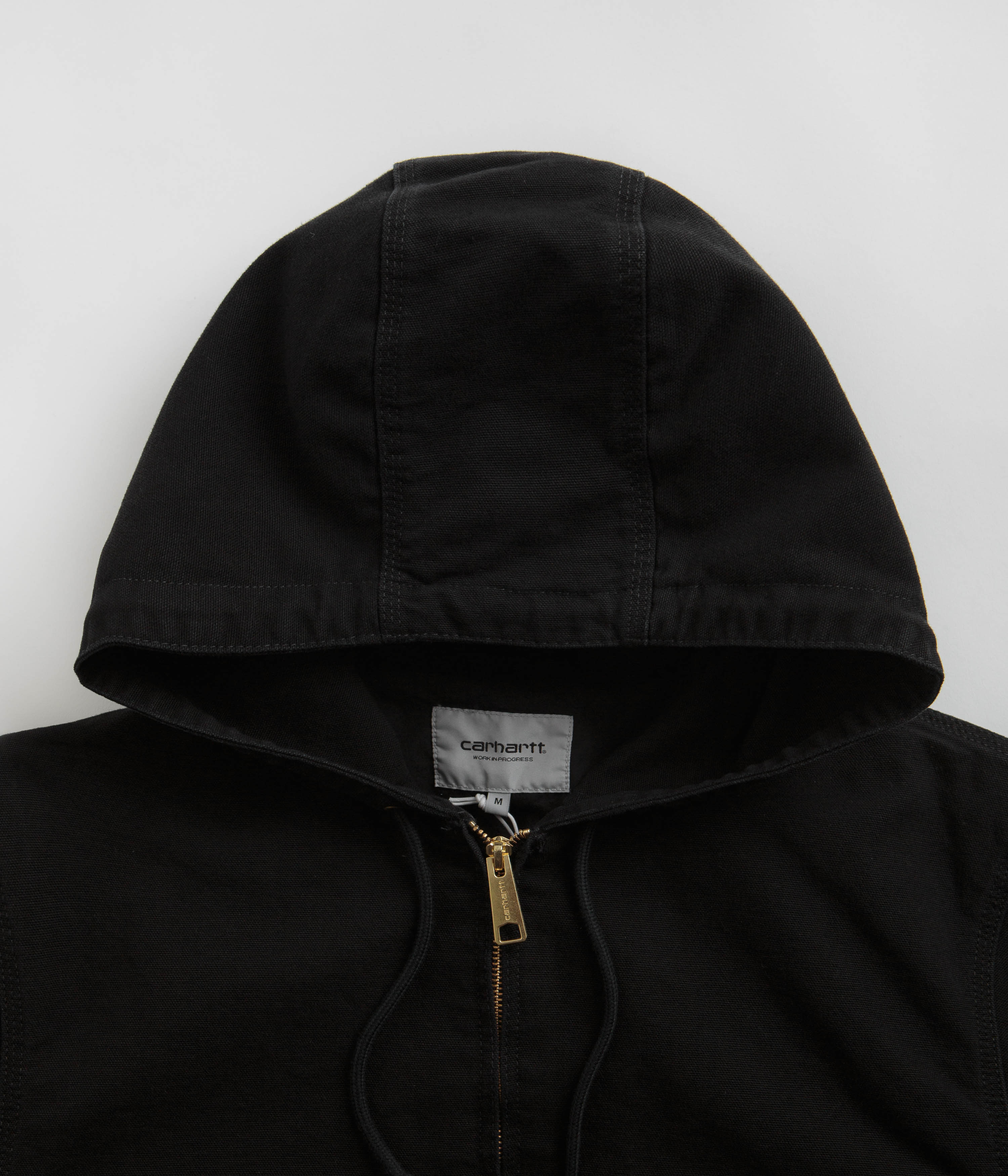 Carhartt Black Aged Canvas Active Jacket - A Timeless Workwear Essential