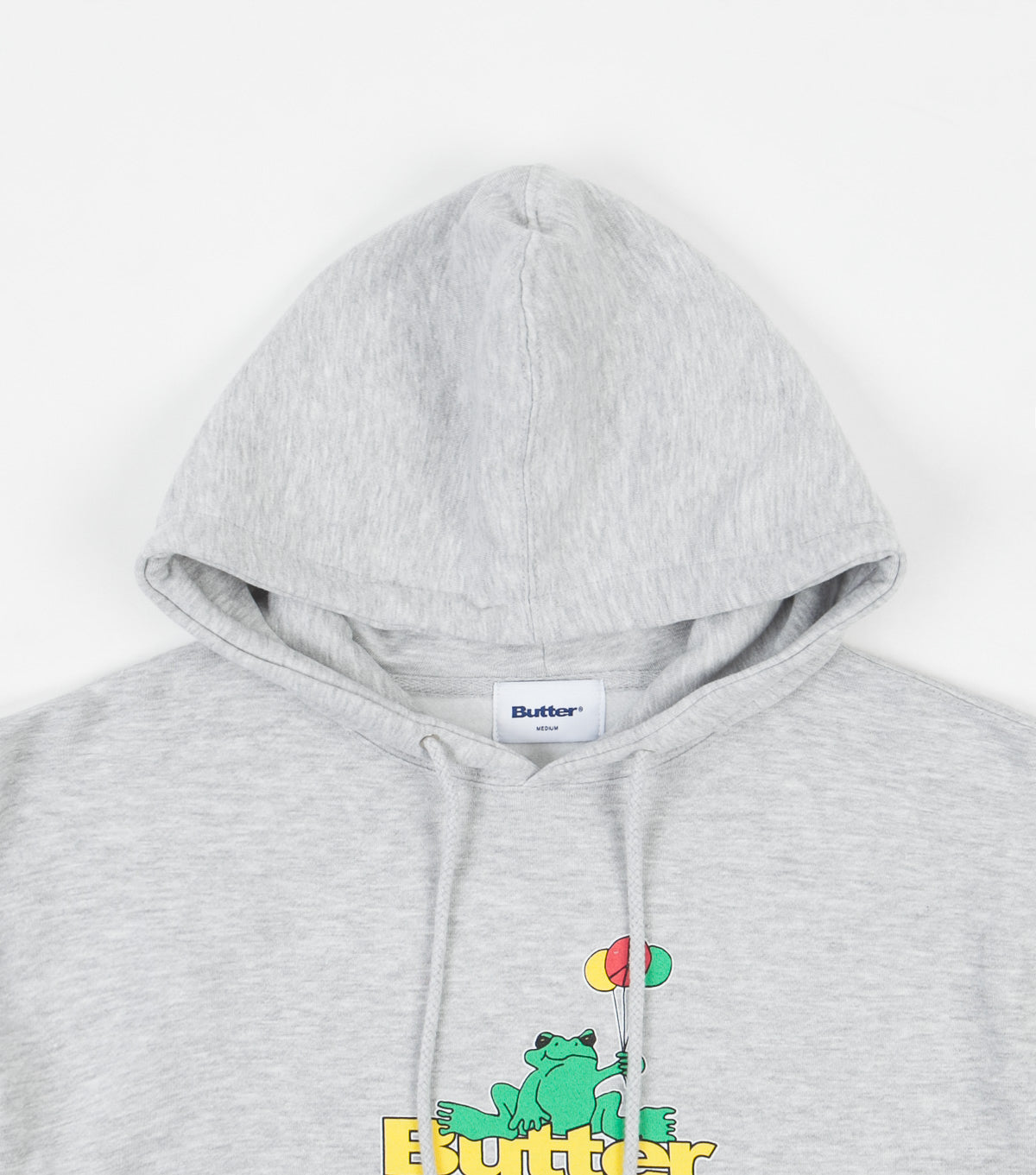 Butter Goods Frog Pullover Hoodie - Stunning Heather Grey