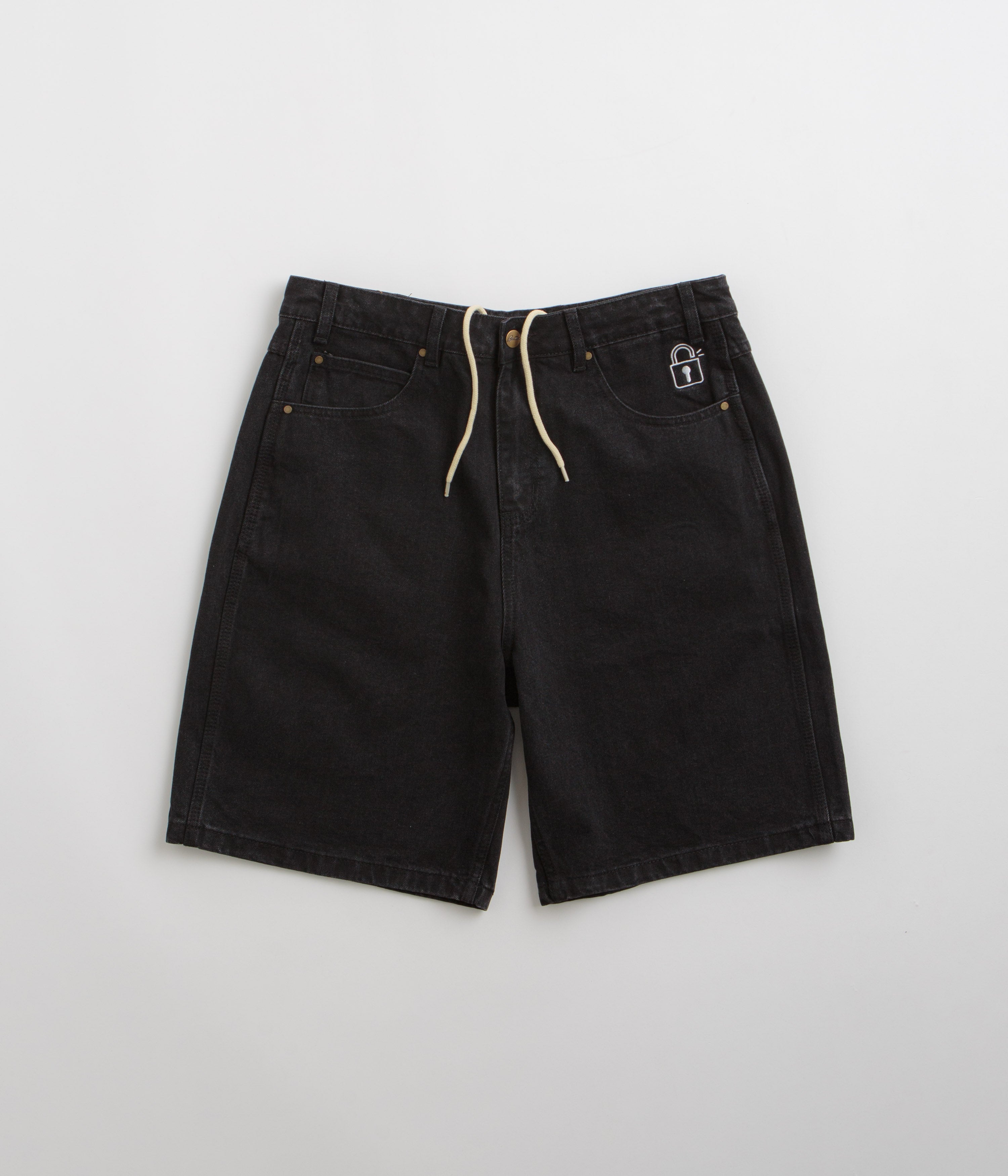 Butter Goods Lock Flat Black Denim Shorts - A Must-Have!