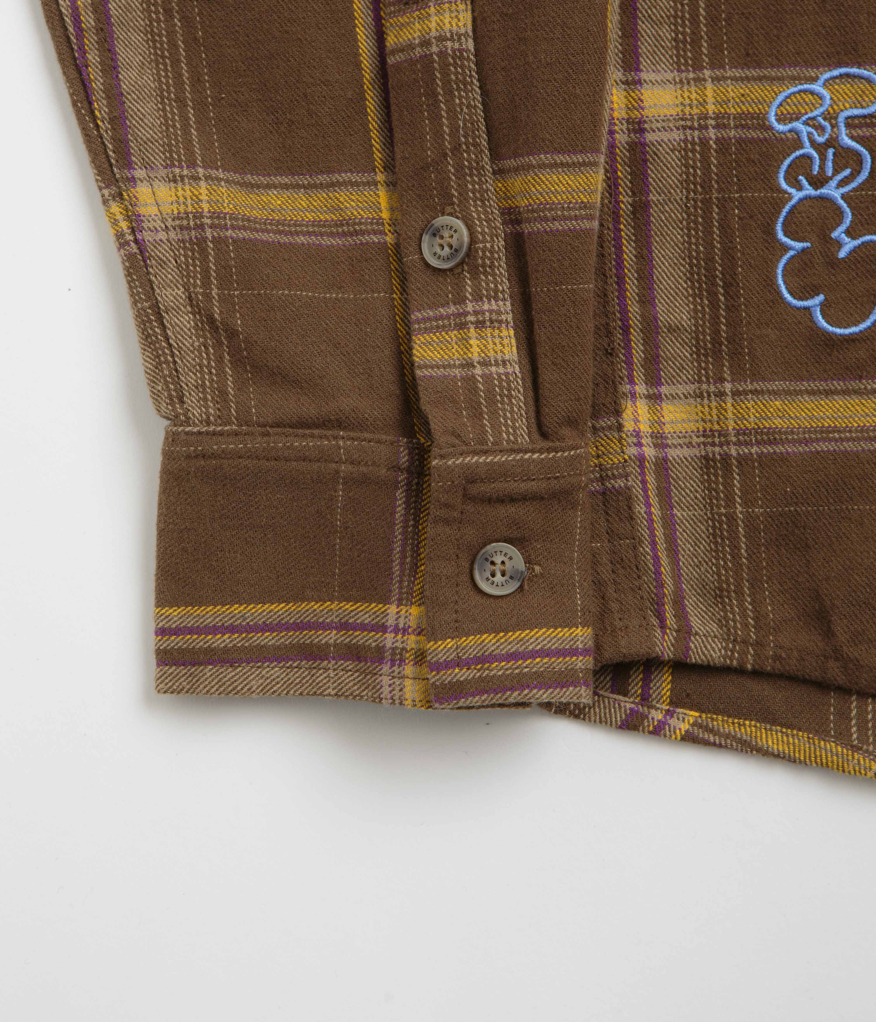 Butter Goods Bugs Flannel Shirt - Chestnut: A Fashion Statement