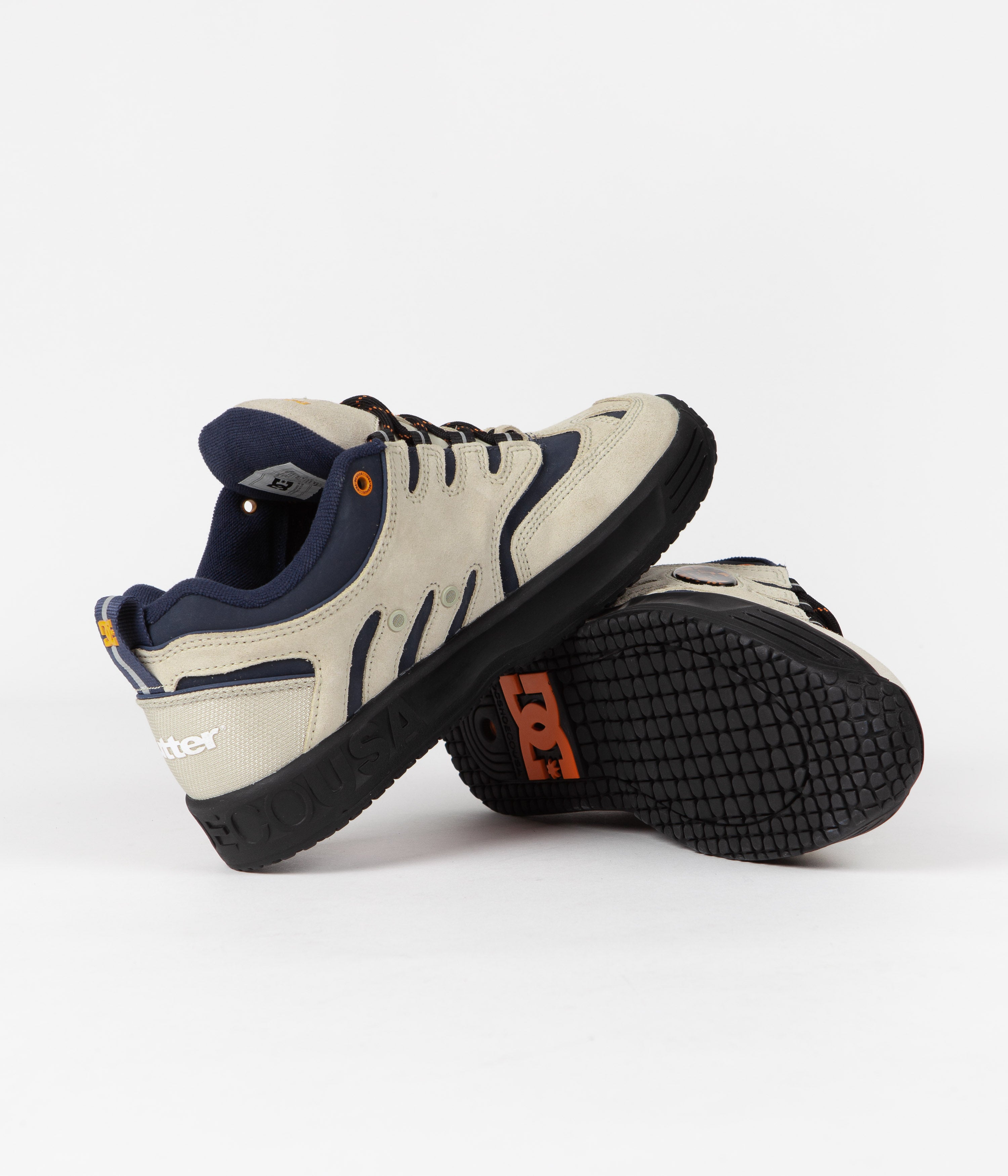 DC x Butter Goods Lukoda Shoes - Tan: Retro Skate Style!