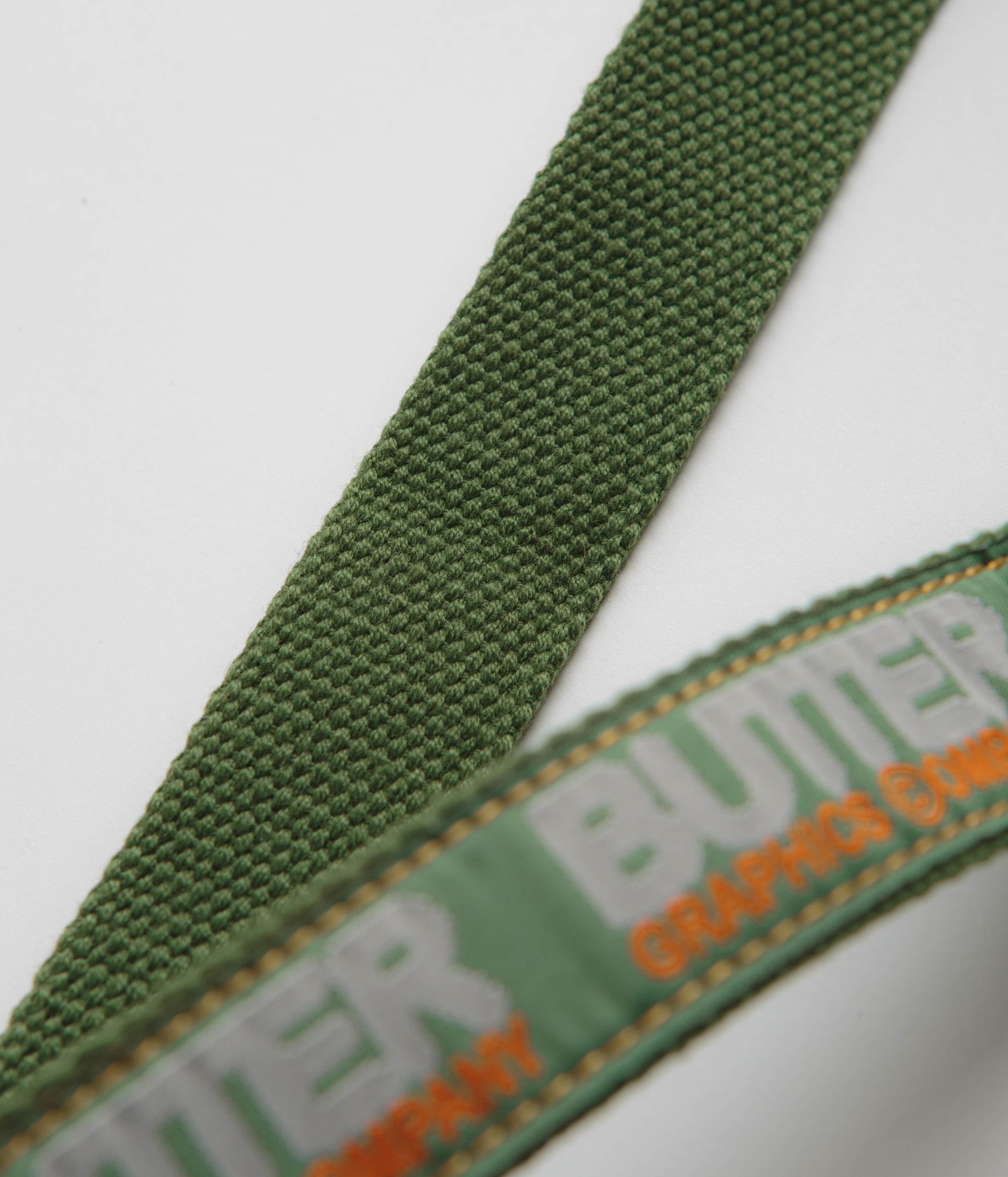 Butter Goods Green Woven Program Belt - A Must - Have!