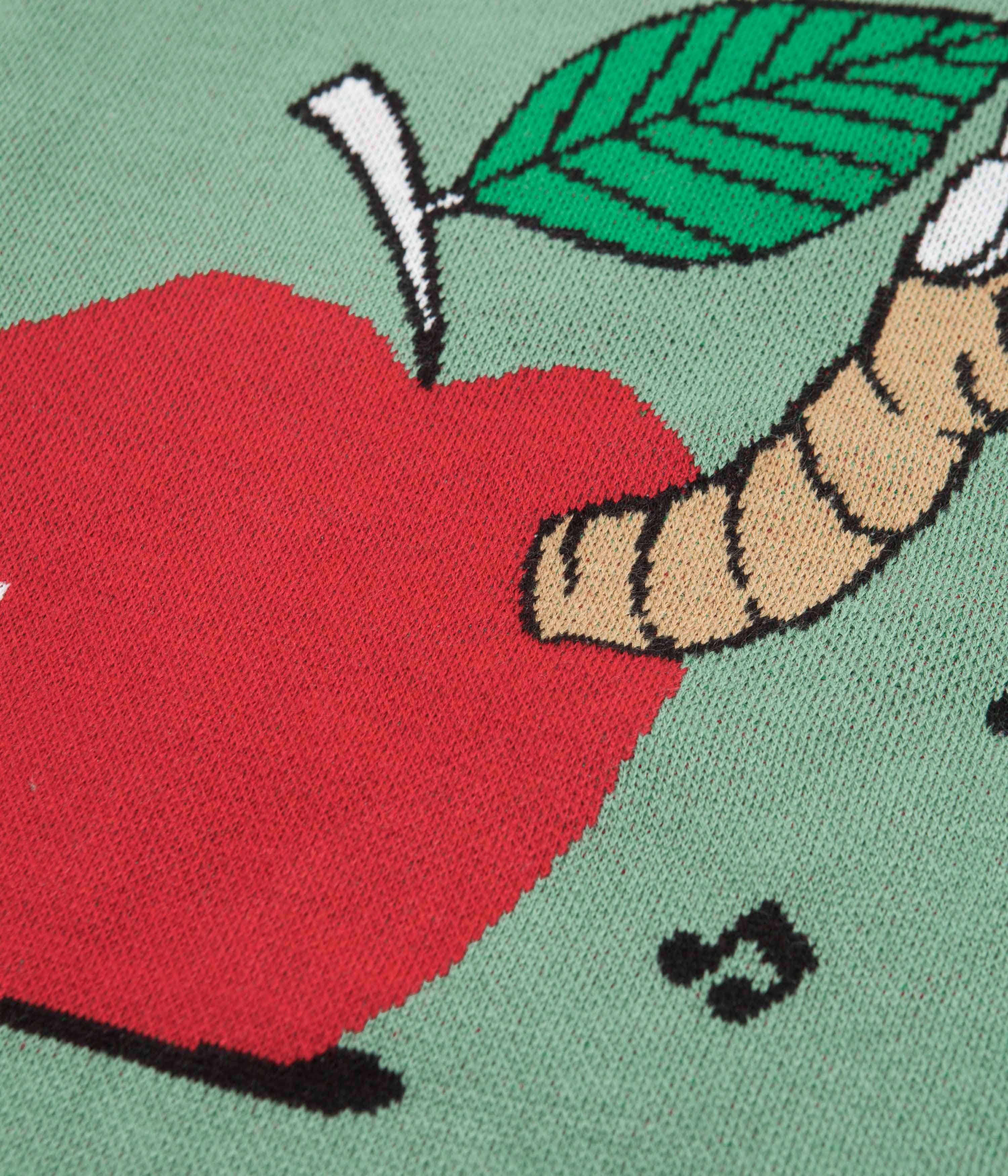 Butter Goods Worm Knitted Sweatshirt - Stunning Teal