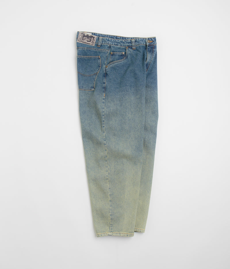 Dime's Stunning Dipped Sandblasted Indigo Classic Baggy Jeans
