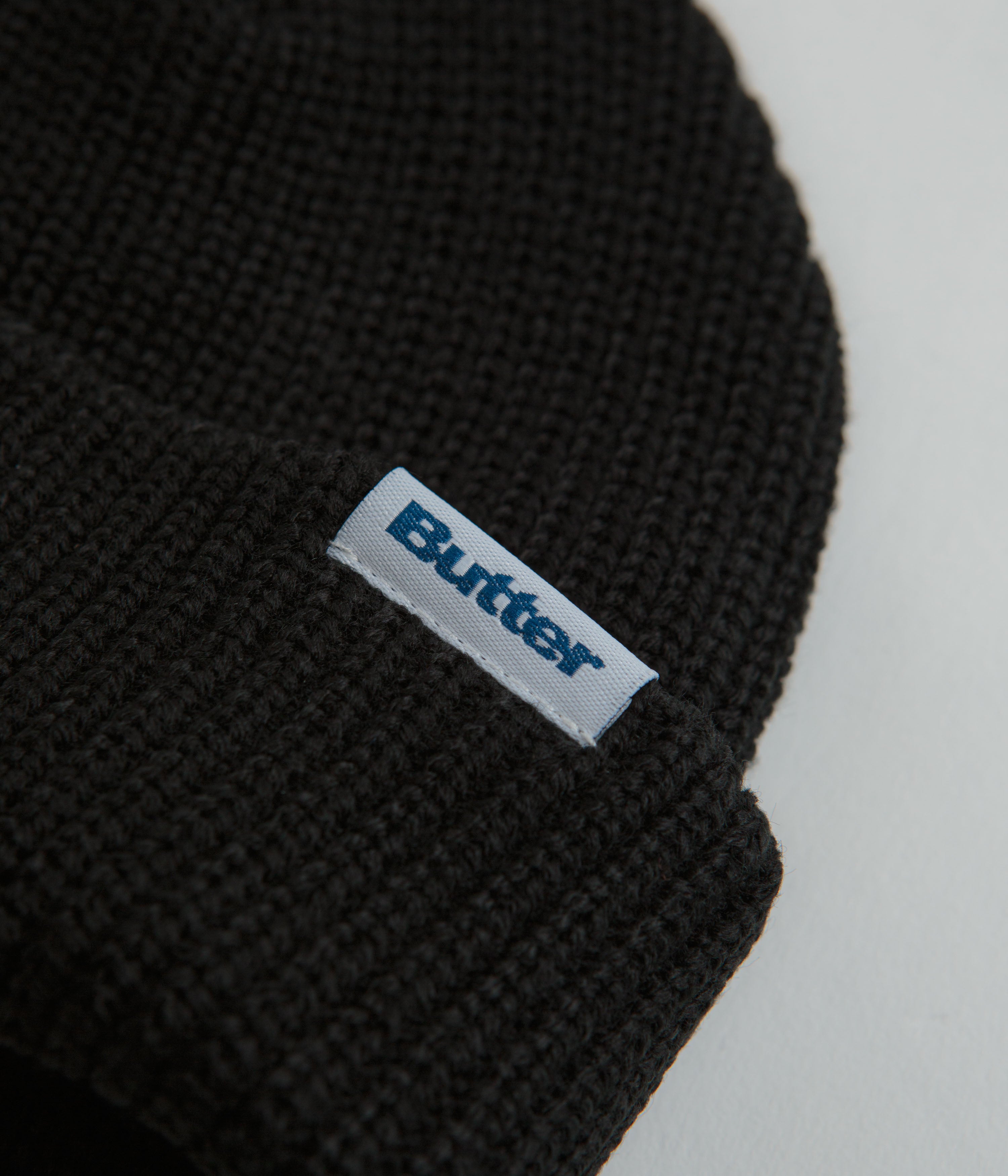 Butter Goods Stunning Black/White Wharfie Beanie - Grab Yours Now!