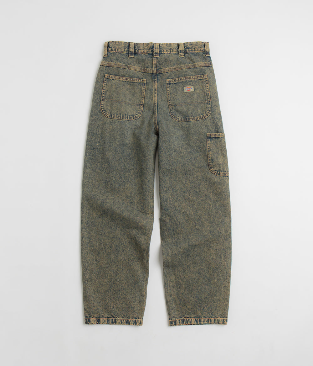 Dickies Madison Yellow Fade Indigo Jeans - Trendy and Comfortable!