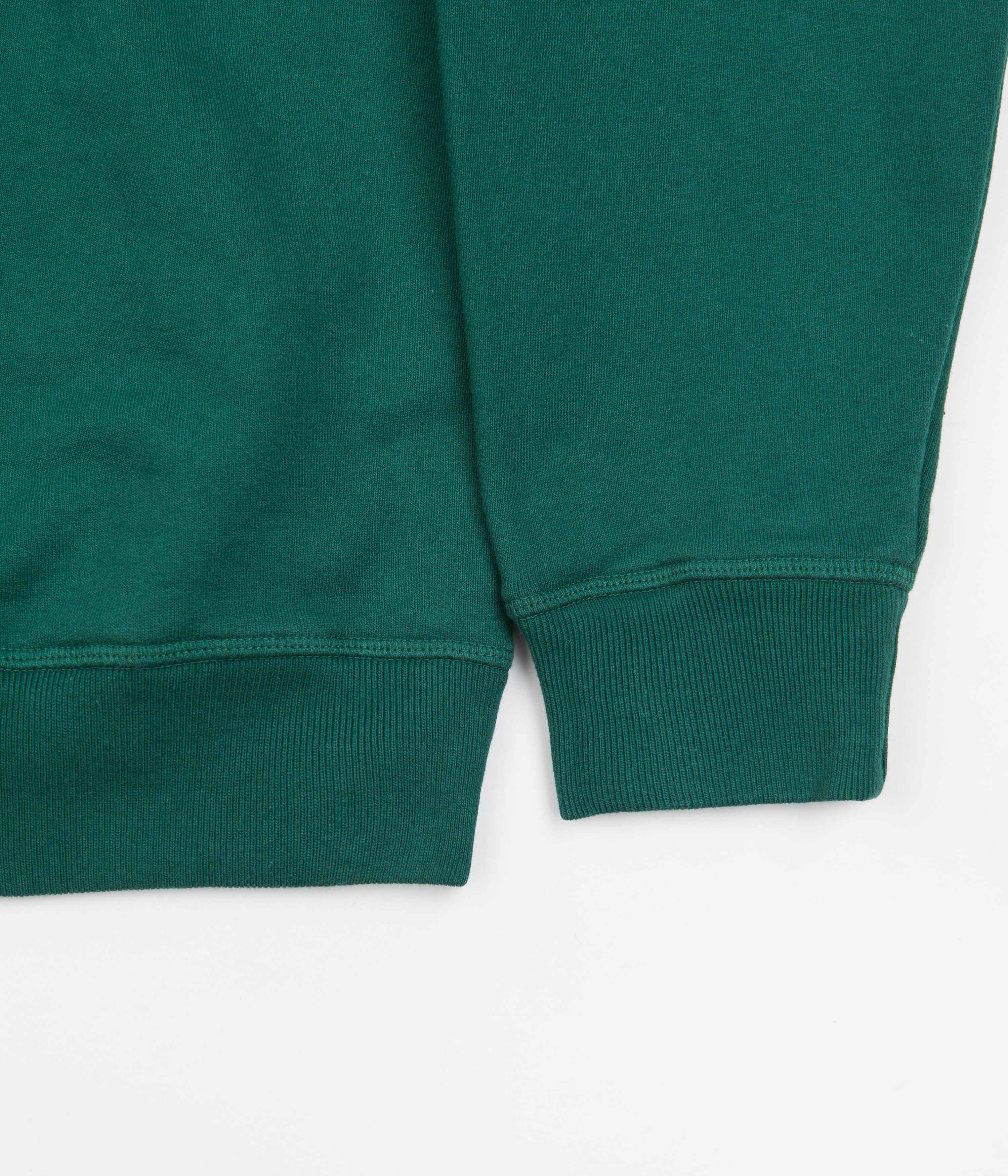 by Parra Blockhaus Crewneck Sweatshirt - Stunning Pine Green