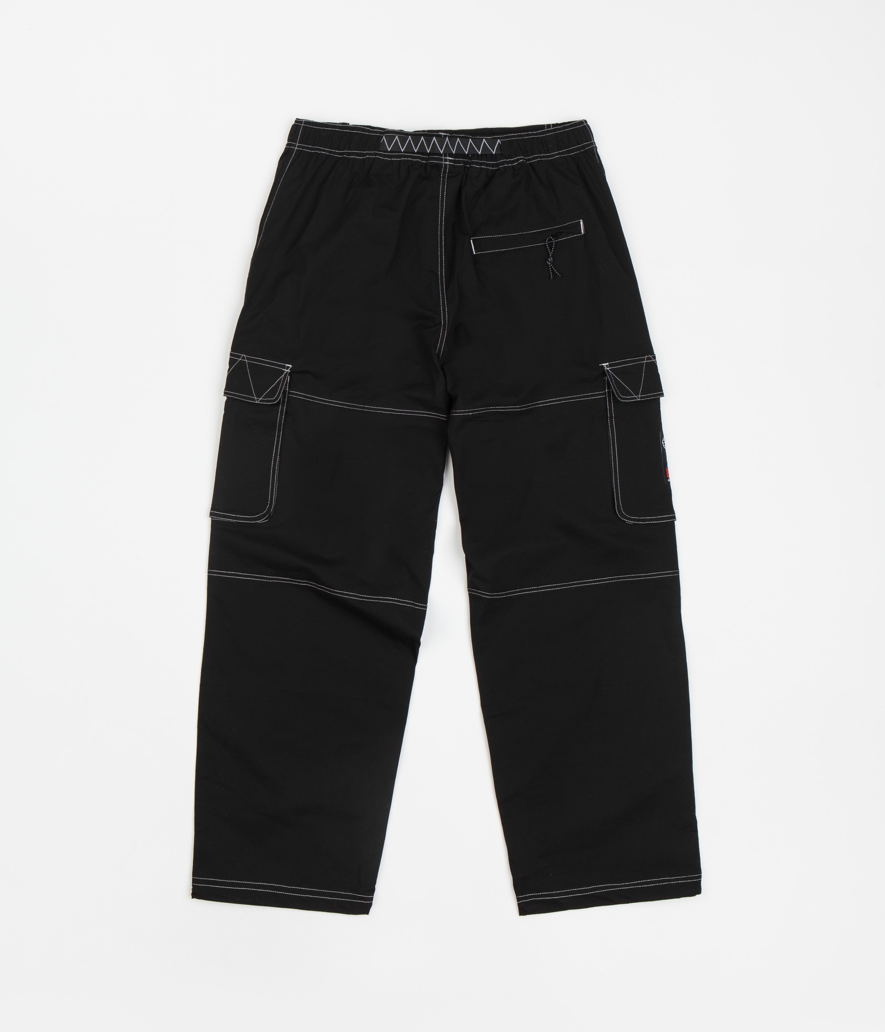 Butter Goods Black Terrain Contrast Stitch Cargo Pants - A Skater's Dream!