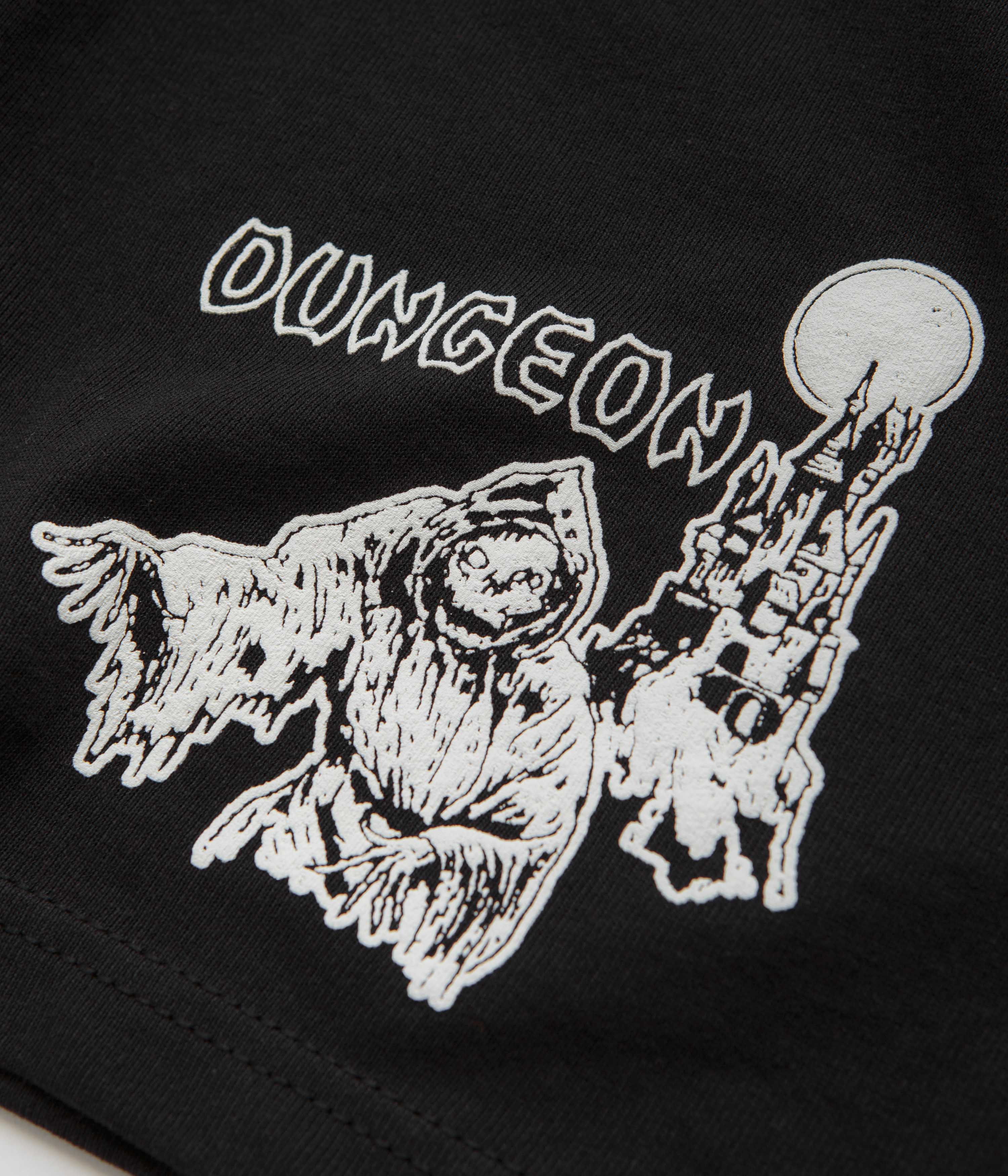 Enchanting Dungeon Tower Black Shorts