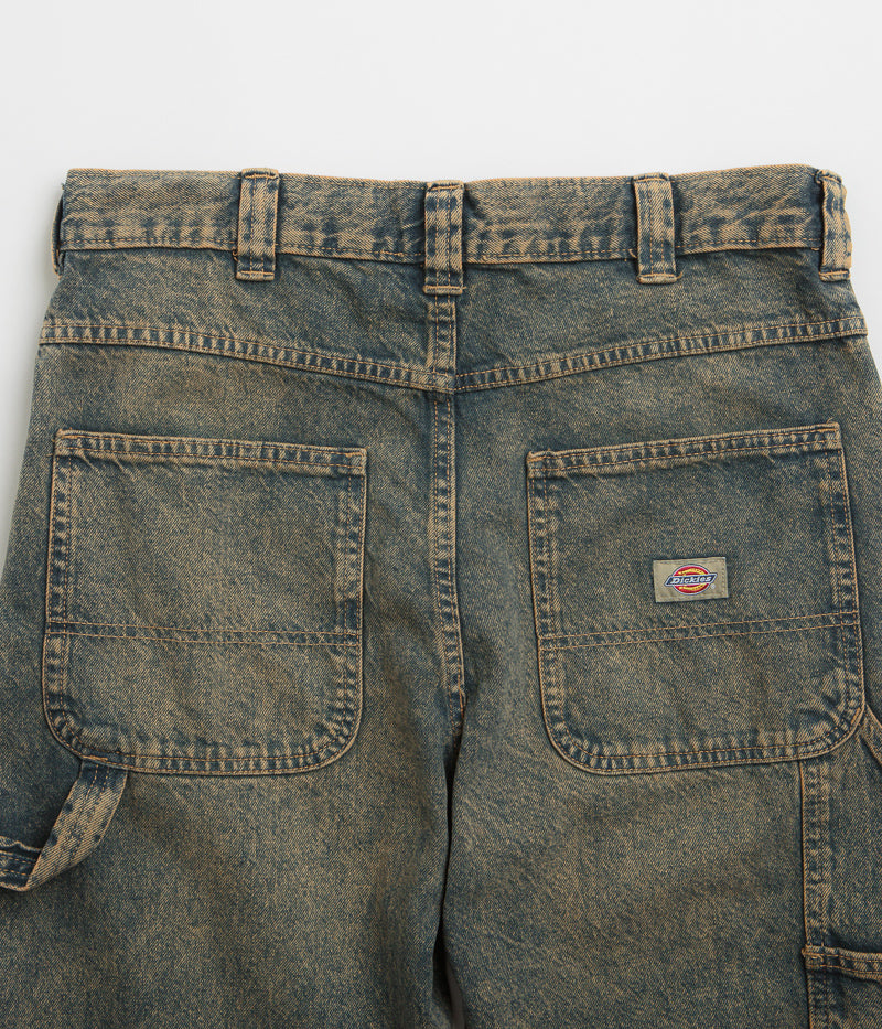 Dickies Stevensville Carpenter Jeans - Stunning Yellow Fade Indigo